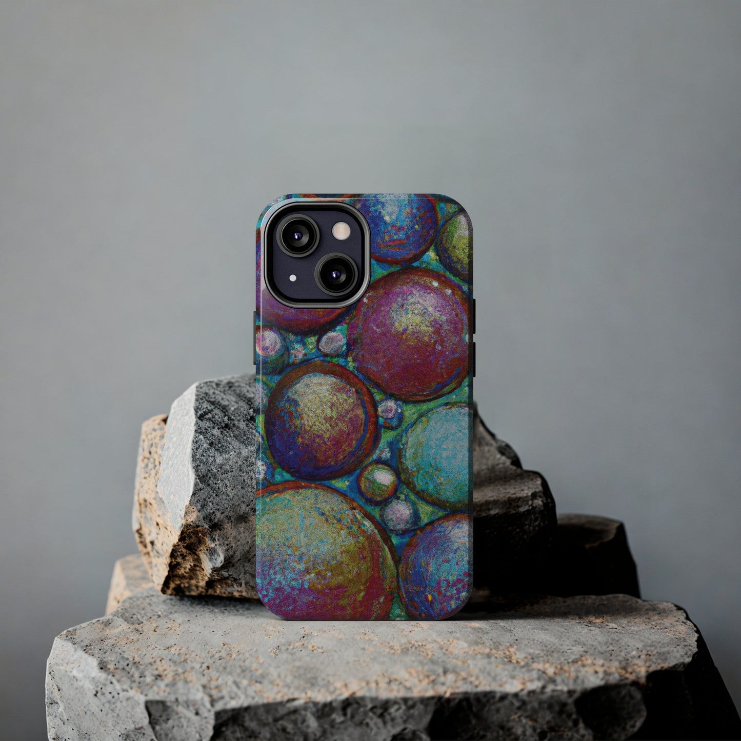 Tough Apple iPhone Cases Ft. Big Acrylic Bubbles