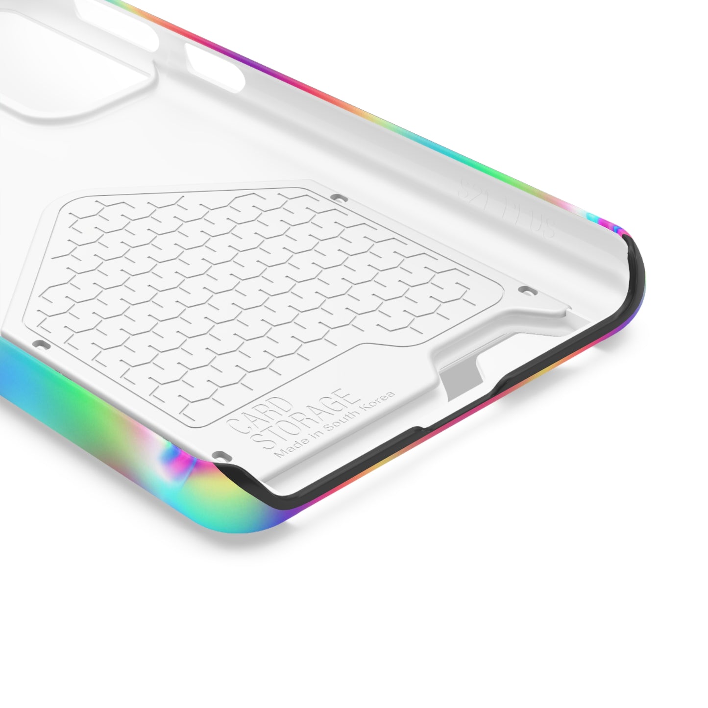 iPhone 13 and Samsung S21, S22 Cases with Card Holder Ft. Light Crystal