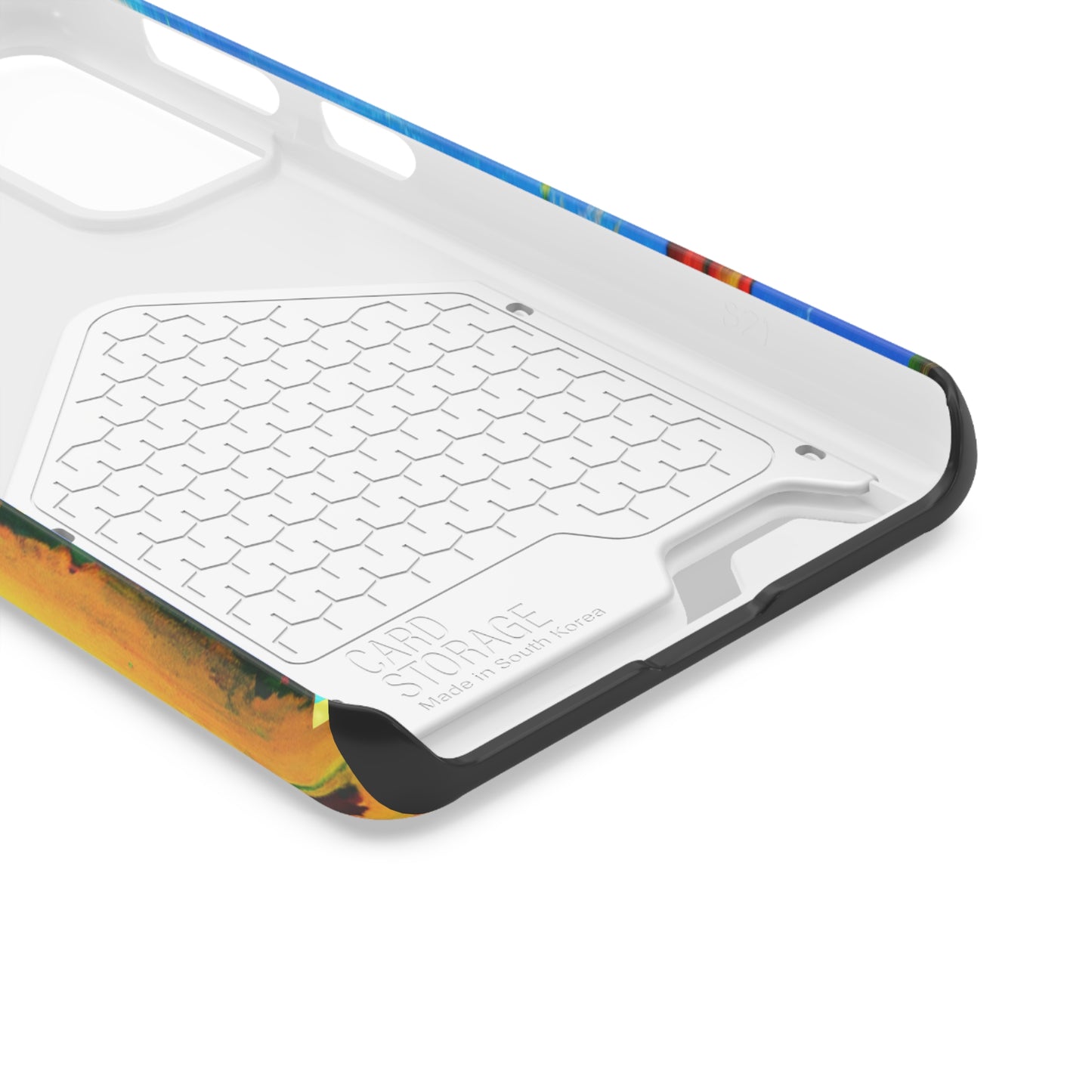 iPhone and Samsung Cases with Card Holder Ft. Abstract Boat