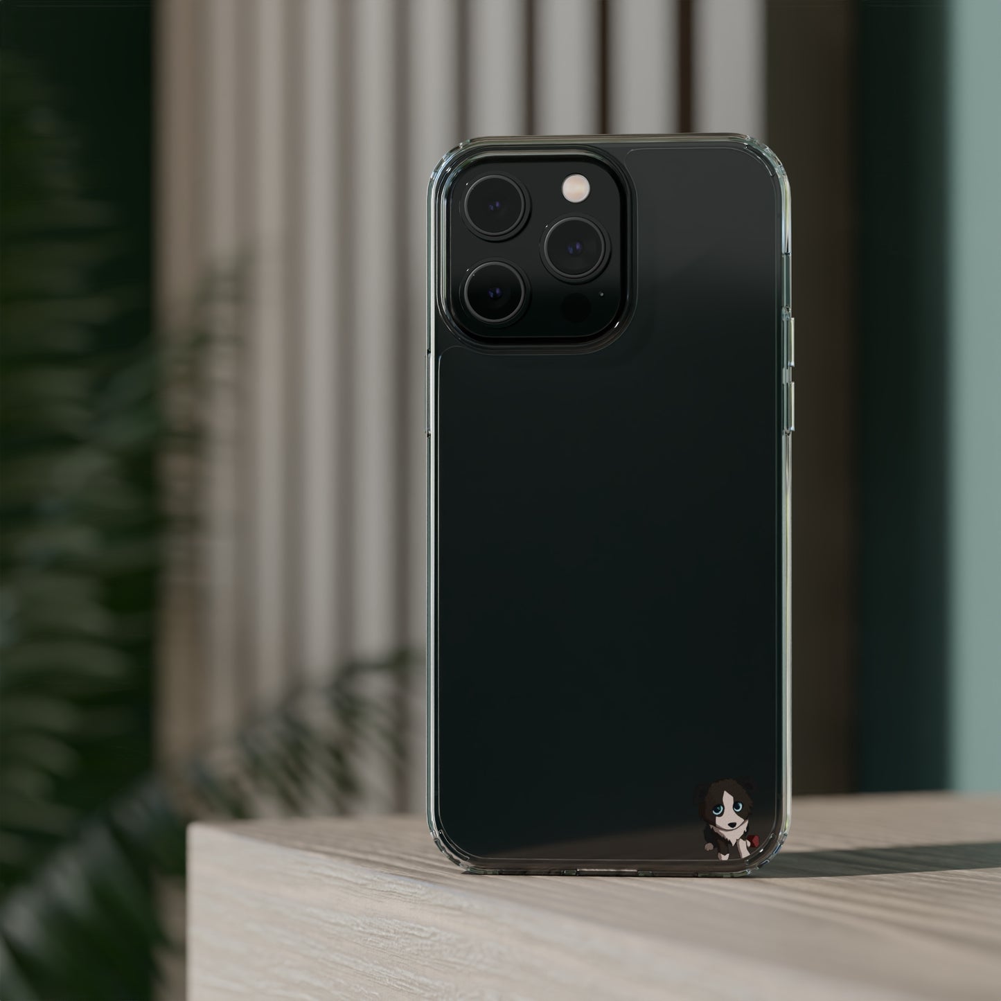 Clear iPhone and Android Cases Ft. Cute Puppy