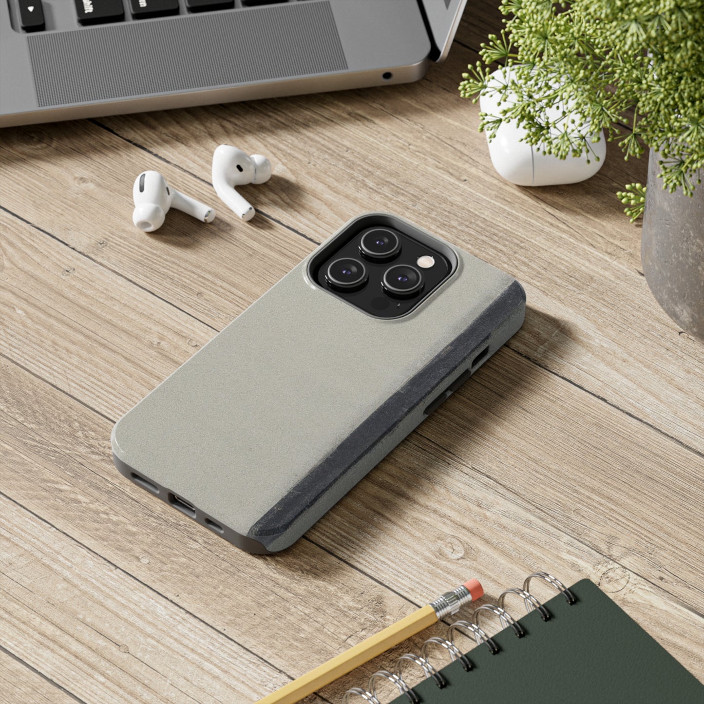 Strong Apple iPhone Case Ft. Minimal Side Stripe