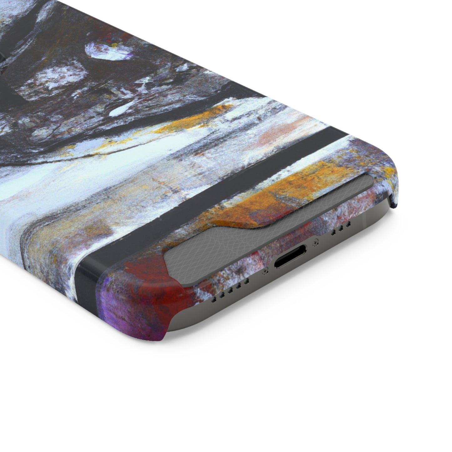iPhone 13 and Samsung S21, S22 Cases with Card Holder Ft. Mirror Island
