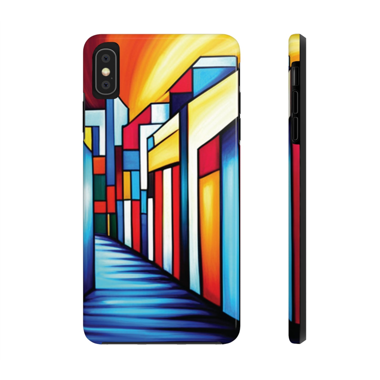 ToughDrop Apple iPhone Case Ft. Colorful Geometric Abstract Art