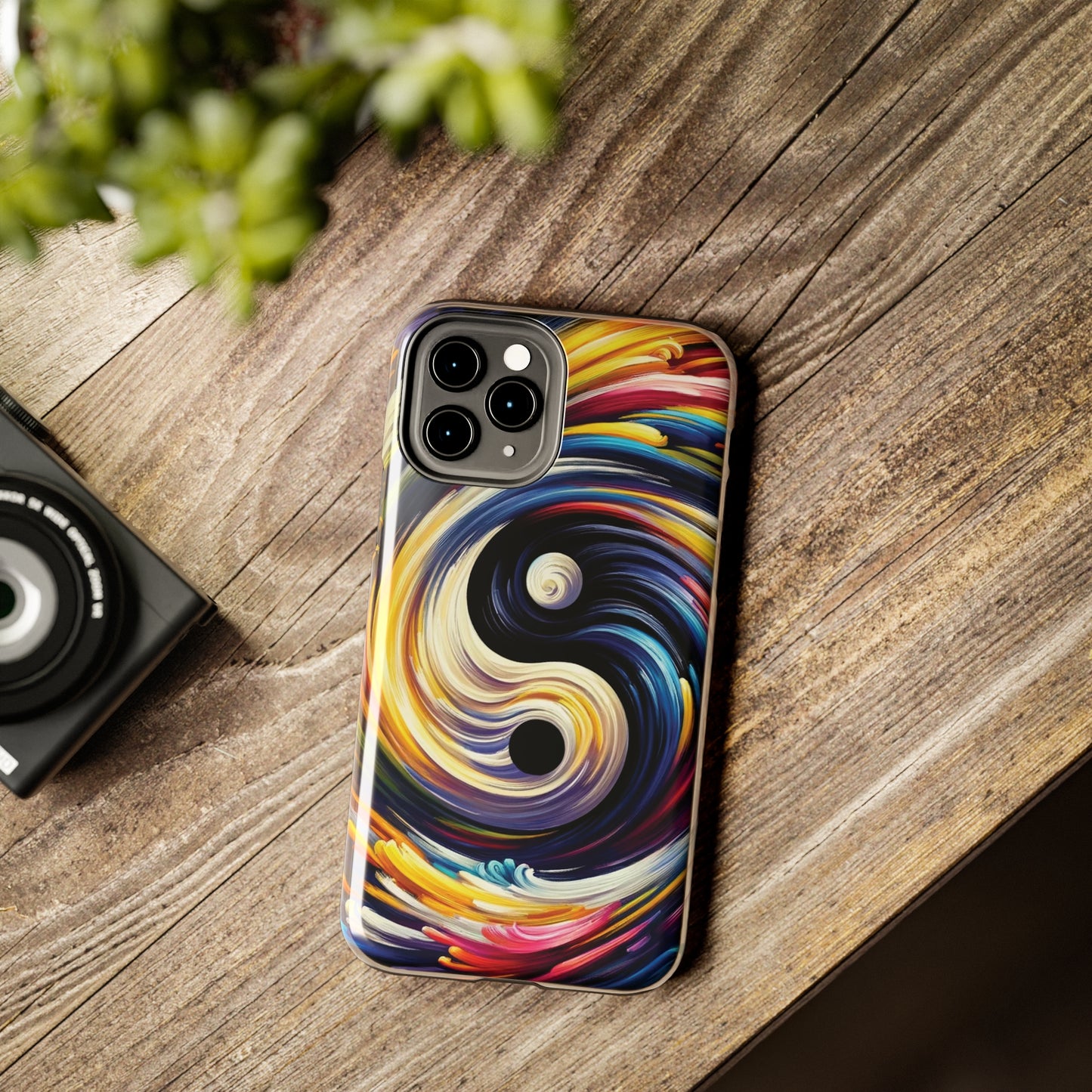 ToughDrop Apple iPhone Case Ft. Abstract Yin Yang