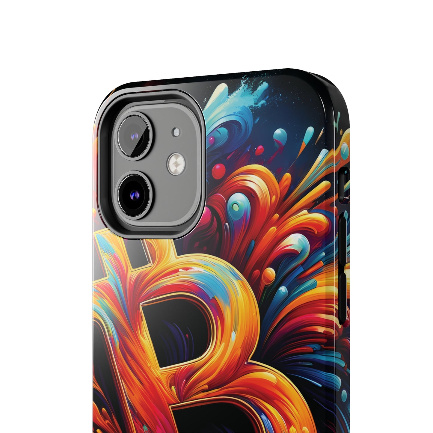 ToughDrop Apple iPhone Case Ft. Bitcoin Symbol Abstract