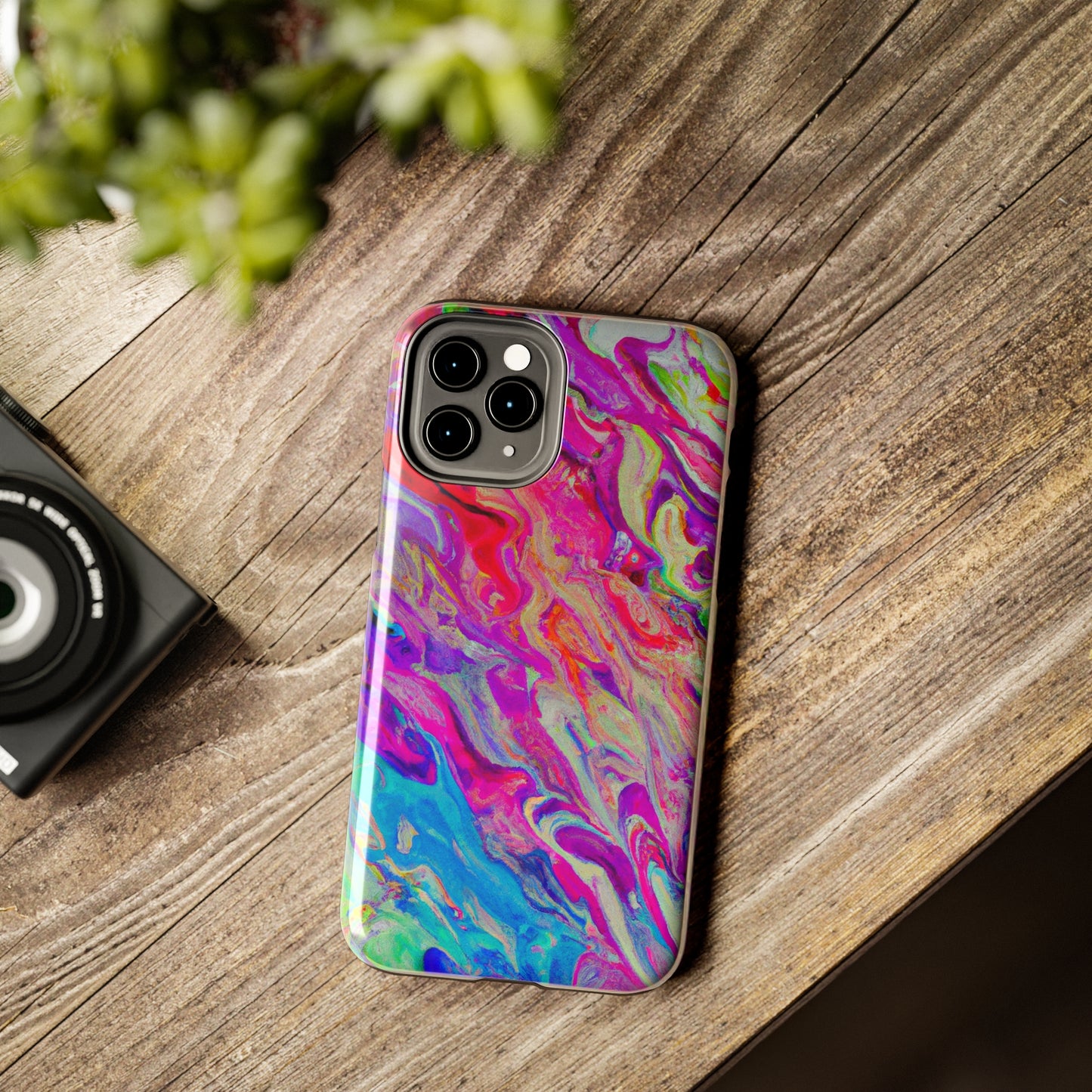 Tough Case-Mate iPhone Case Ft. Rainbow Waves