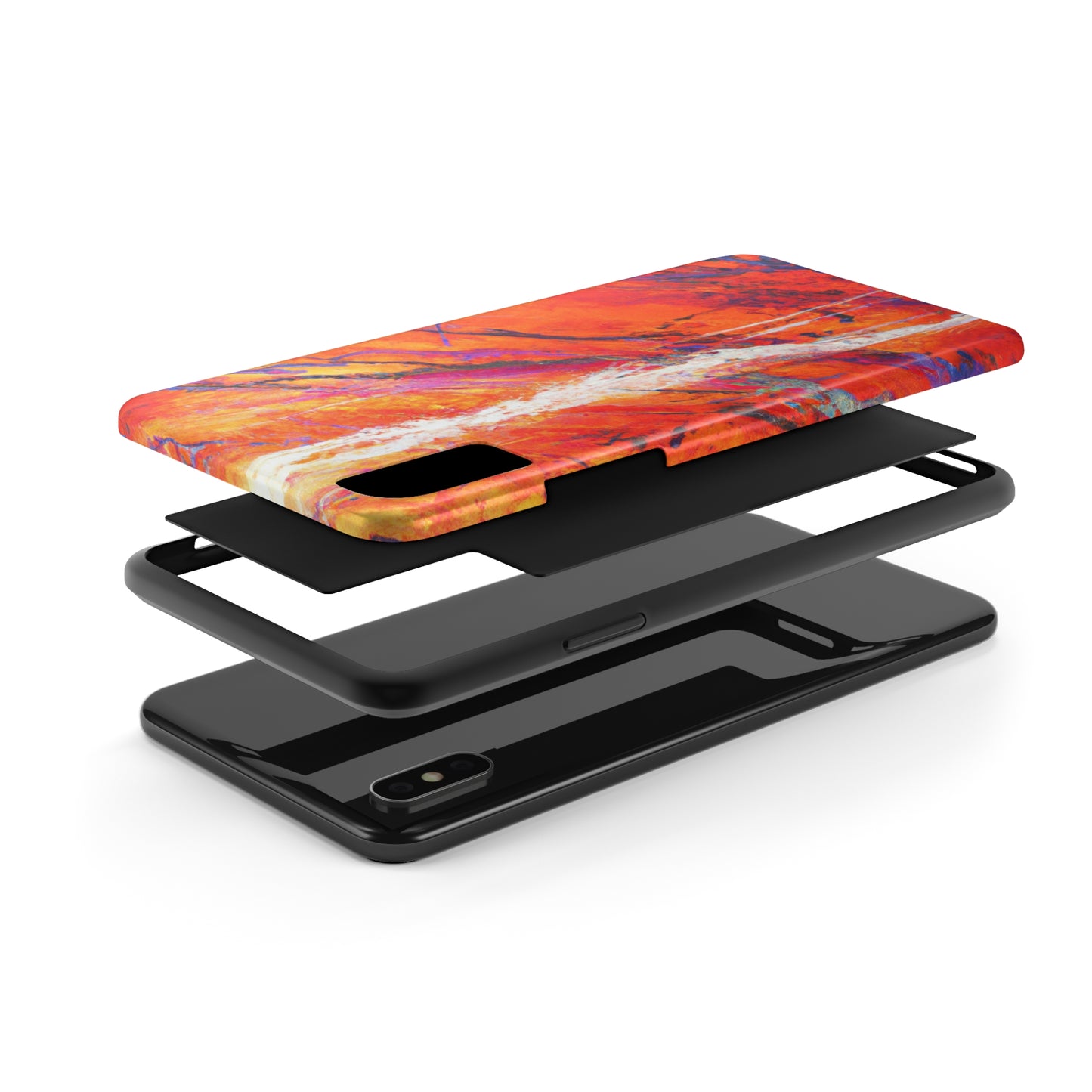 Tough Apple iPhone Cases Ft. Abstract Halloween Forest