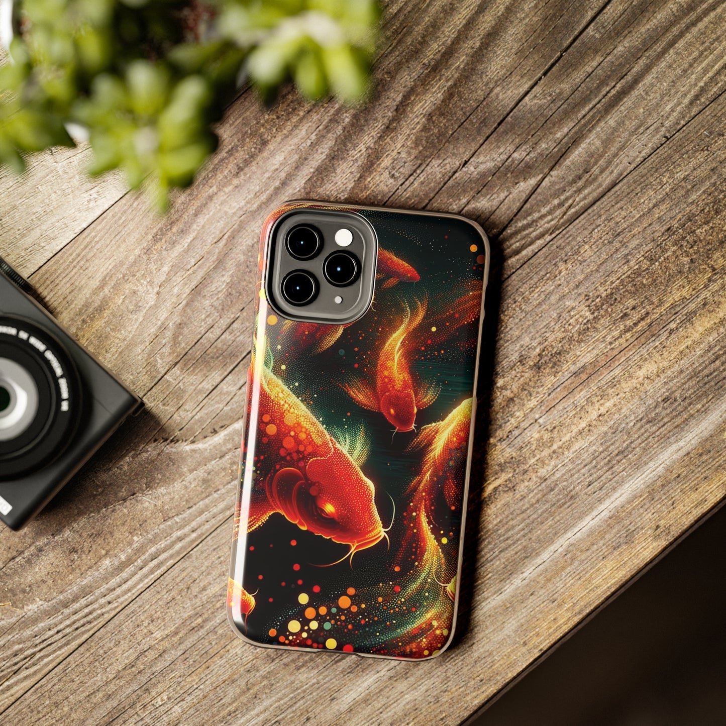 ToughDrop Apple iPhone Case Ft. Spotted Koi