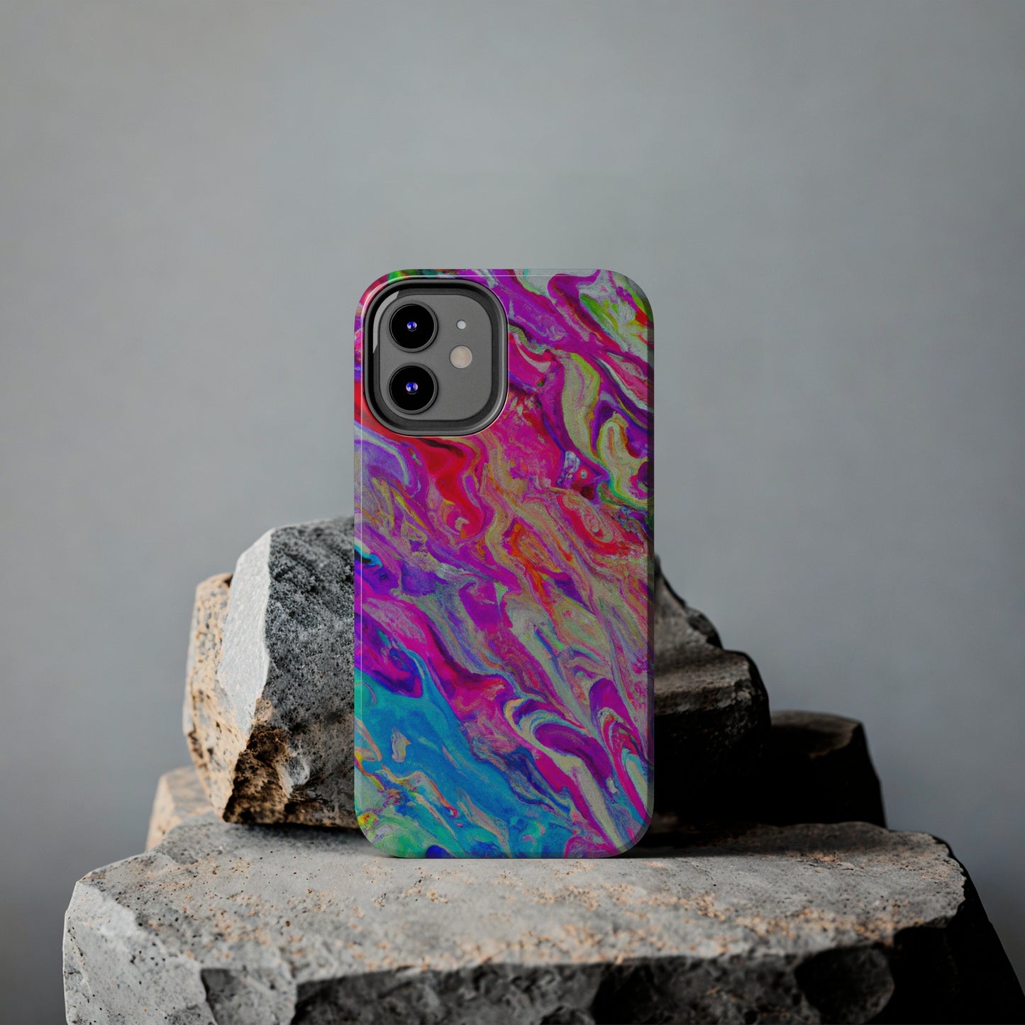 Tough Case-Mate iPhone Case Ft. Rainbow Waves