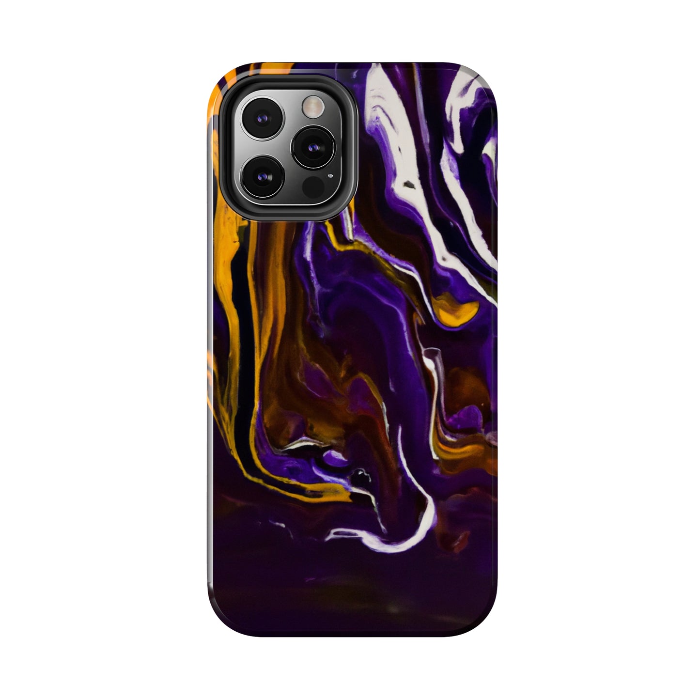 Tough Case-Mate iPhone Case Ft. Purple Tiger Stripes