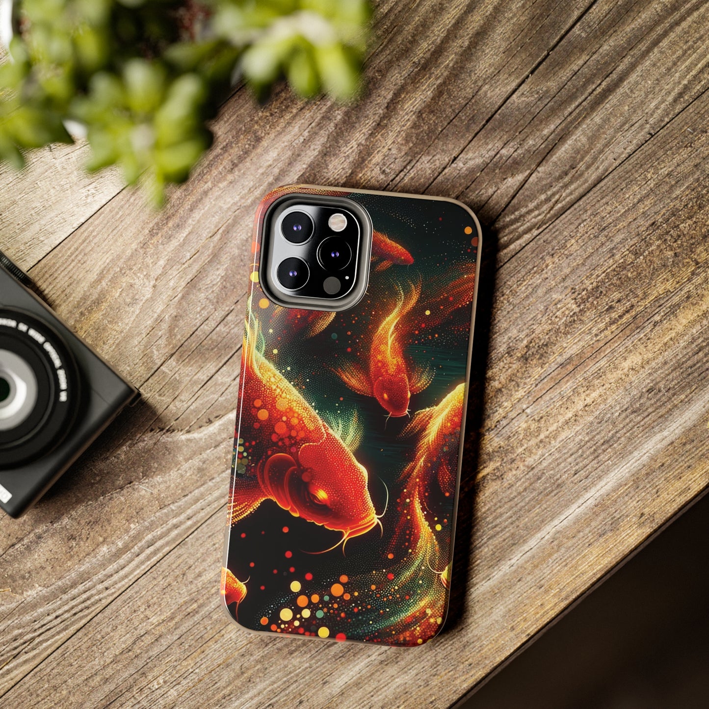ToughDrop Apple iPhone Case Ft. Spotted Koi