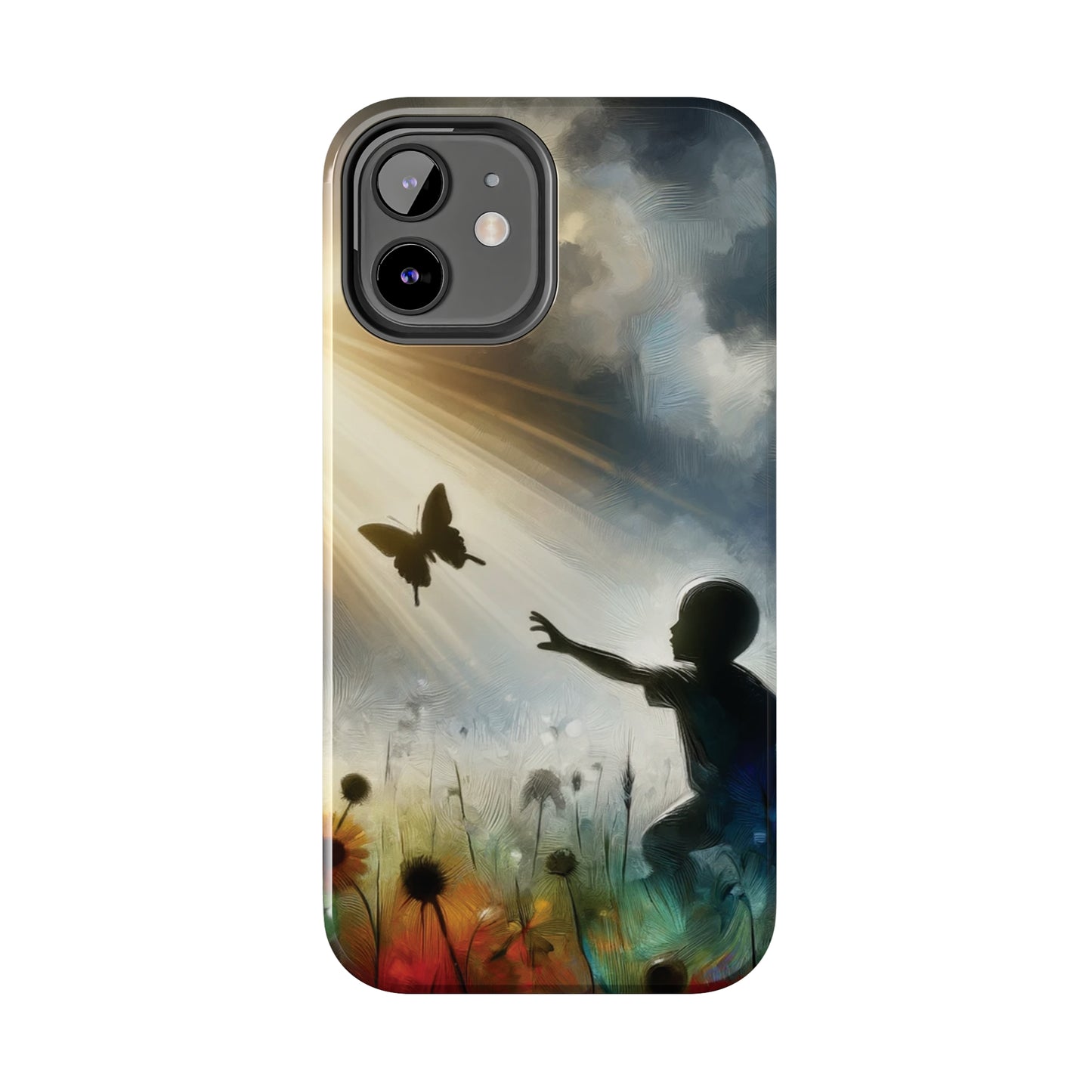 ToughDrop Apple iPhone Case Ft. Butterfly Shadow