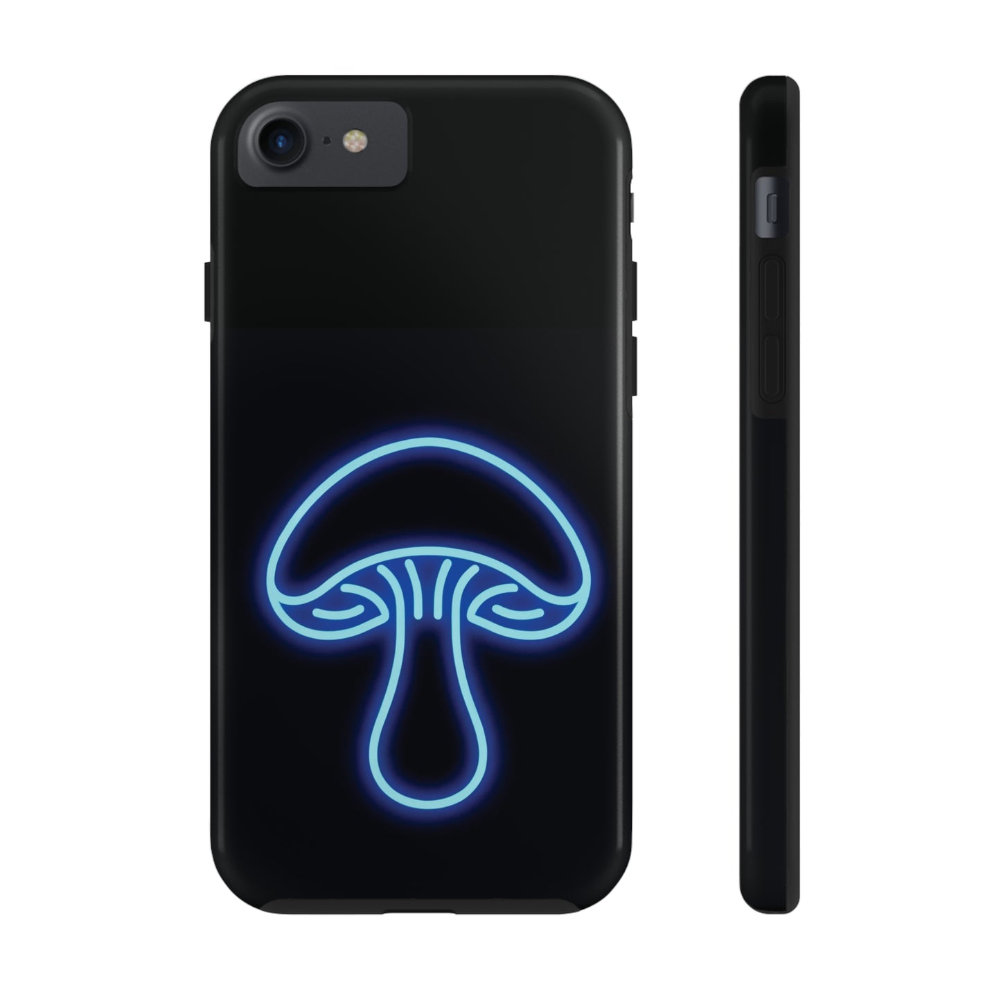 ToughDrop Apple iPhone Case Ft. Neon Blue Shroom