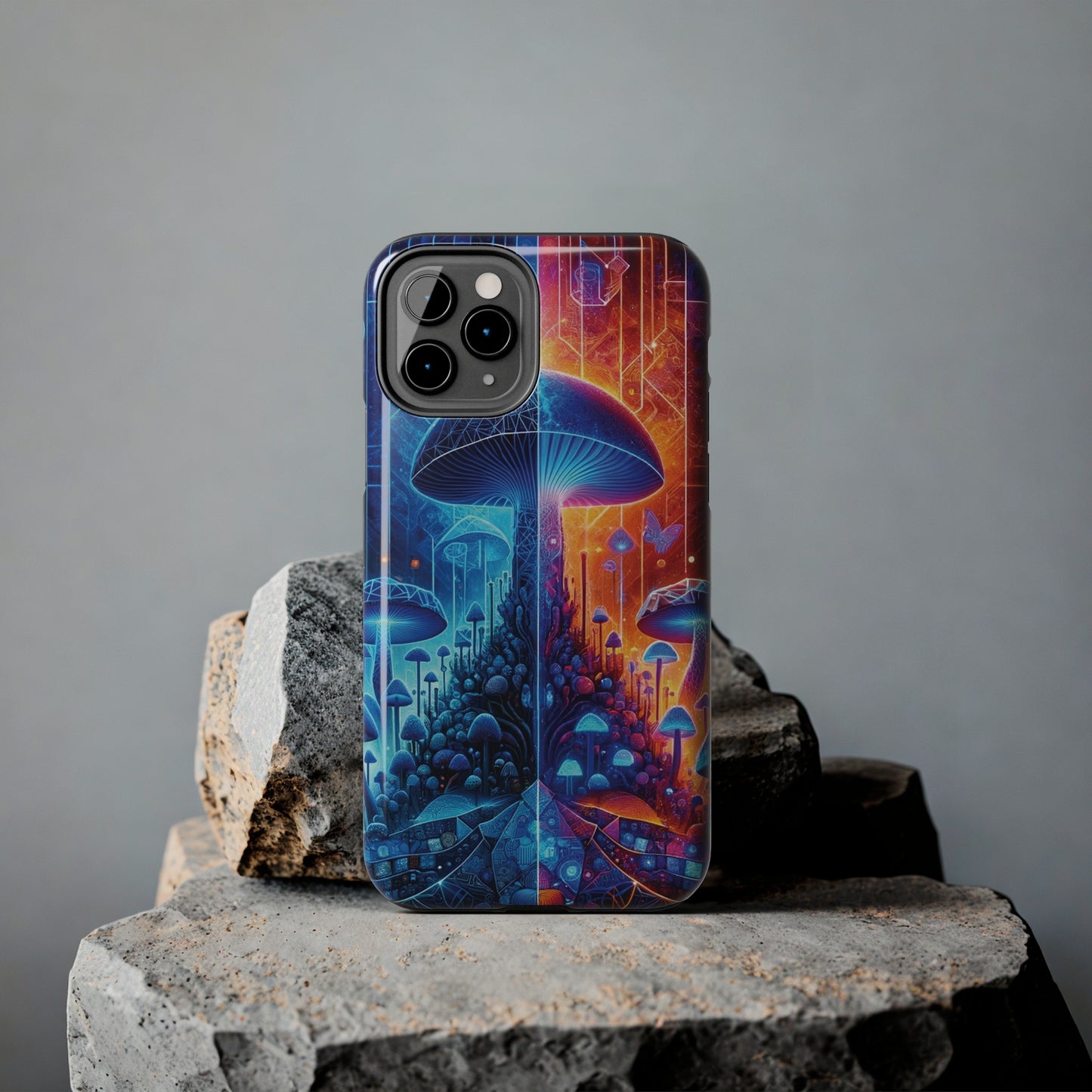 ToughDrop Apple iPhone Case Ft. Mushroom Mountain