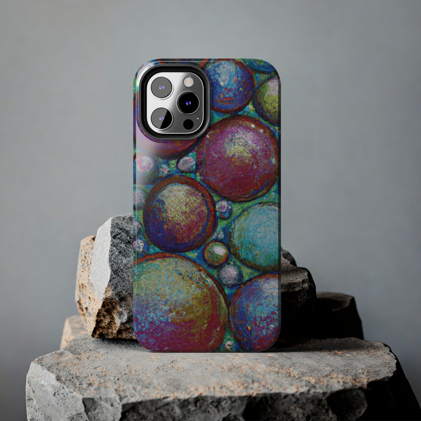 Tough Apple iPhone Cases Ft. Big Acrylic Bubbles