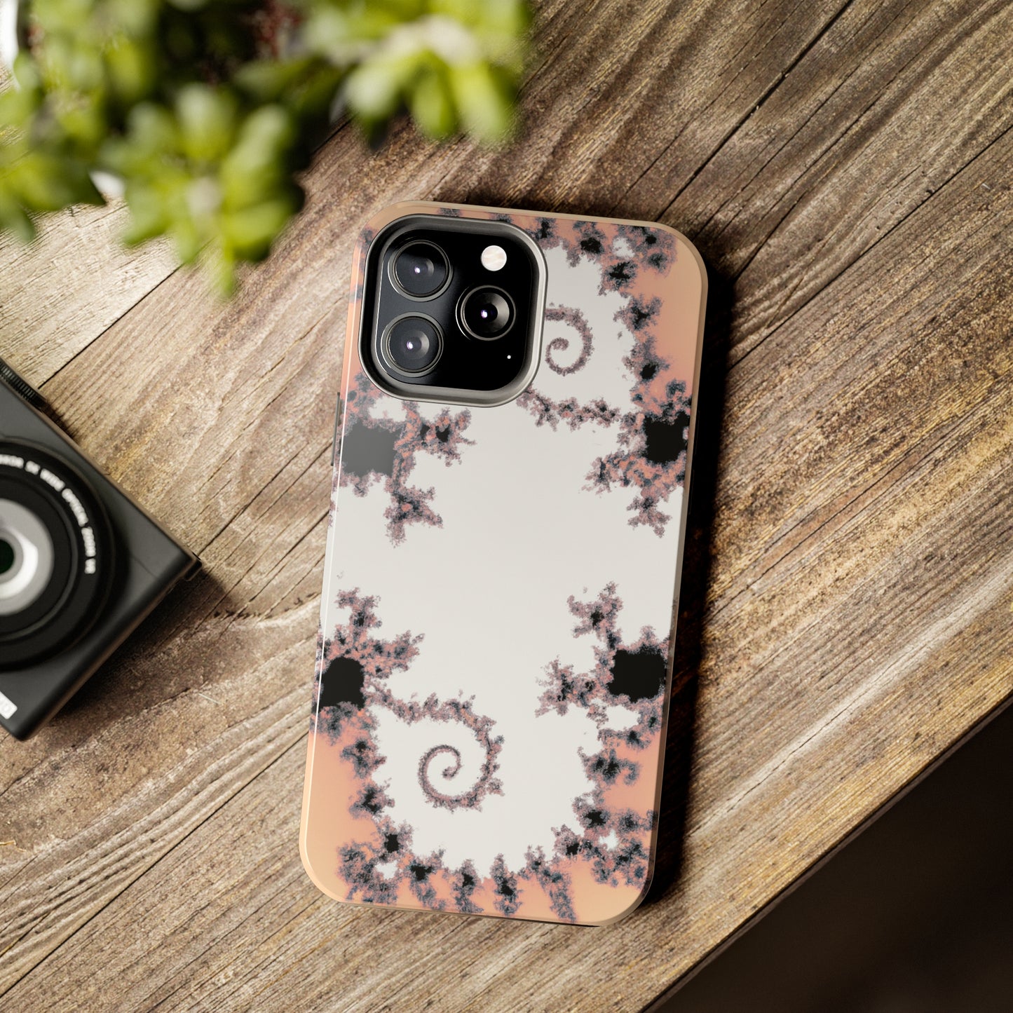 Tough Case-Mate iPhone Case Ft. Wood Fractal