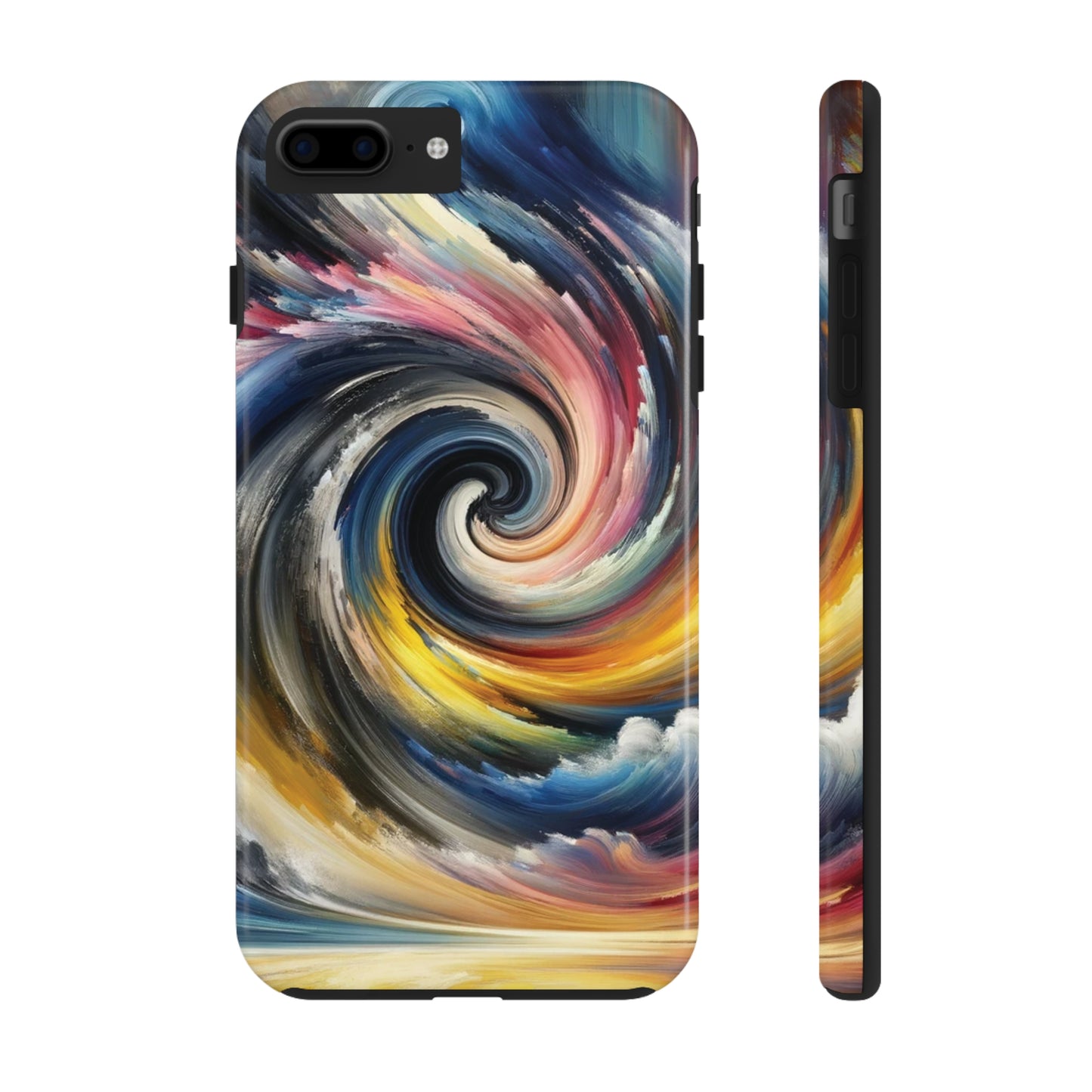 ToughDrop Apple iPhone Case Ft. Swirled Brush