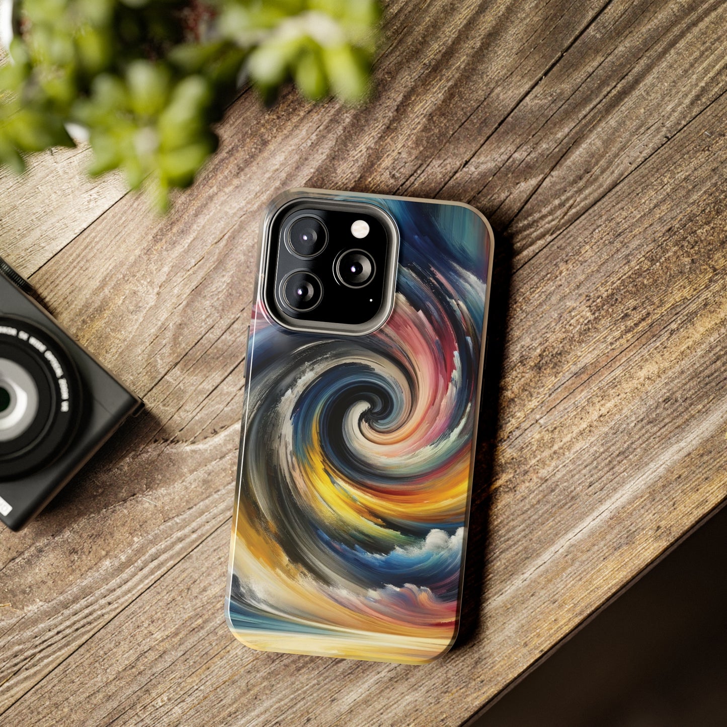ToughDrop Apple iPhone Case Ft. Swirled Brush