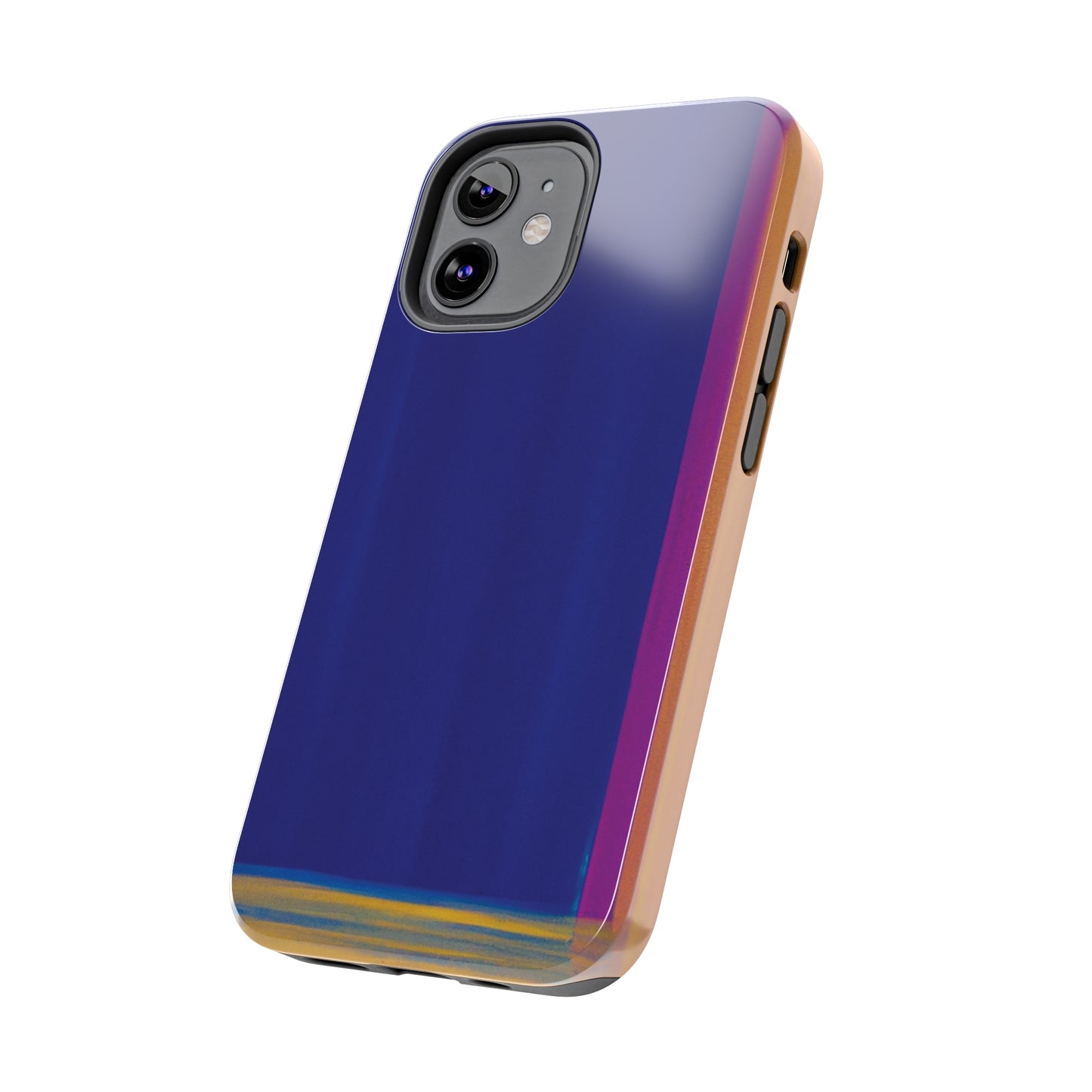 Strong Apple iPhone Case Ft. Minimal Framed Blue