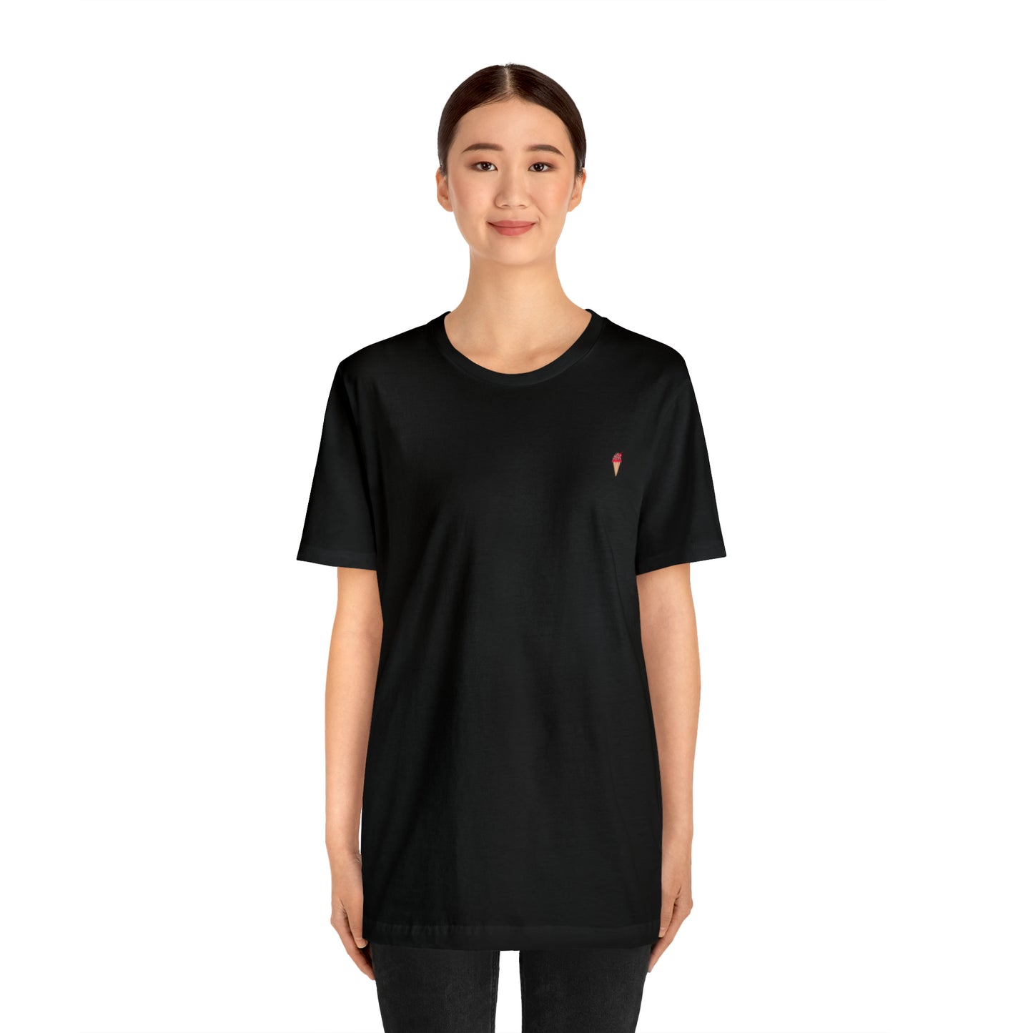 Express Delivery Short Sleeve Black or Maroon Tshirt Ft. Pixel Cone