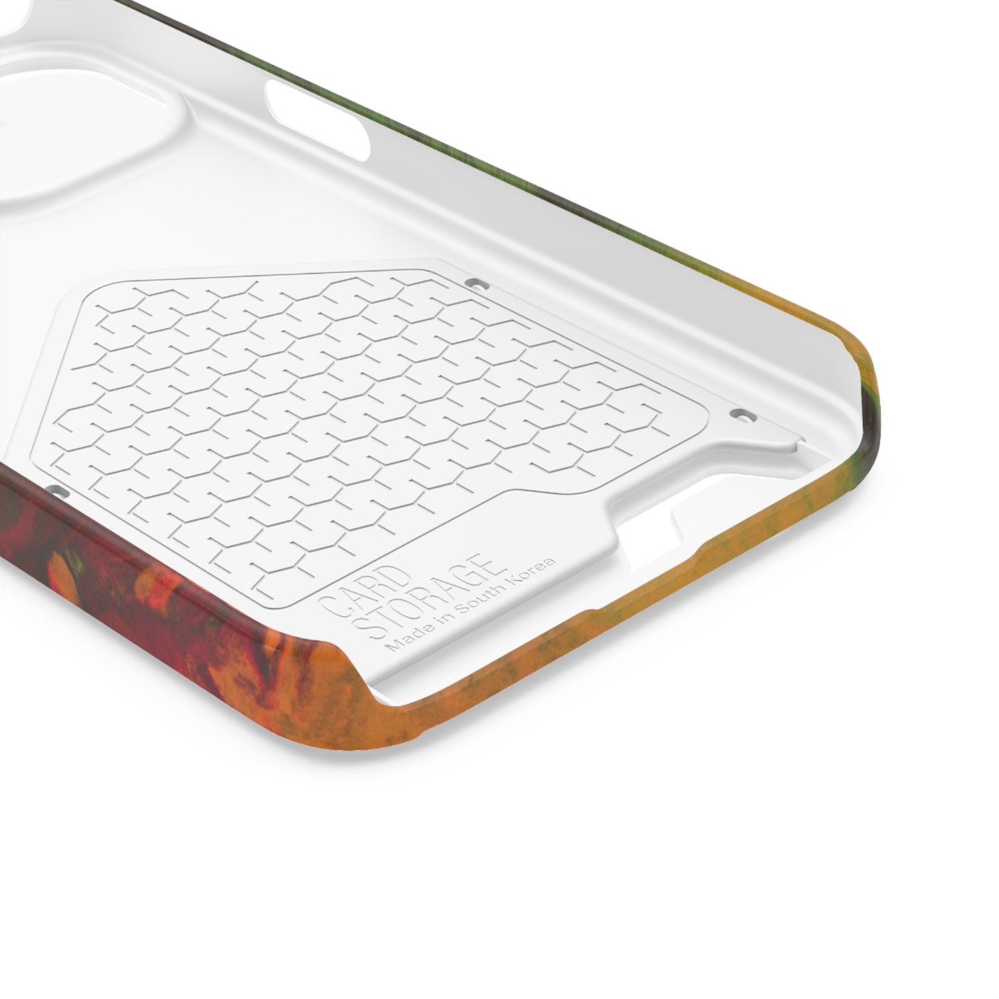 iPhone 13 and Samsung S21, S22 Cases with Card Holder Ft. Abstract Gas Giant