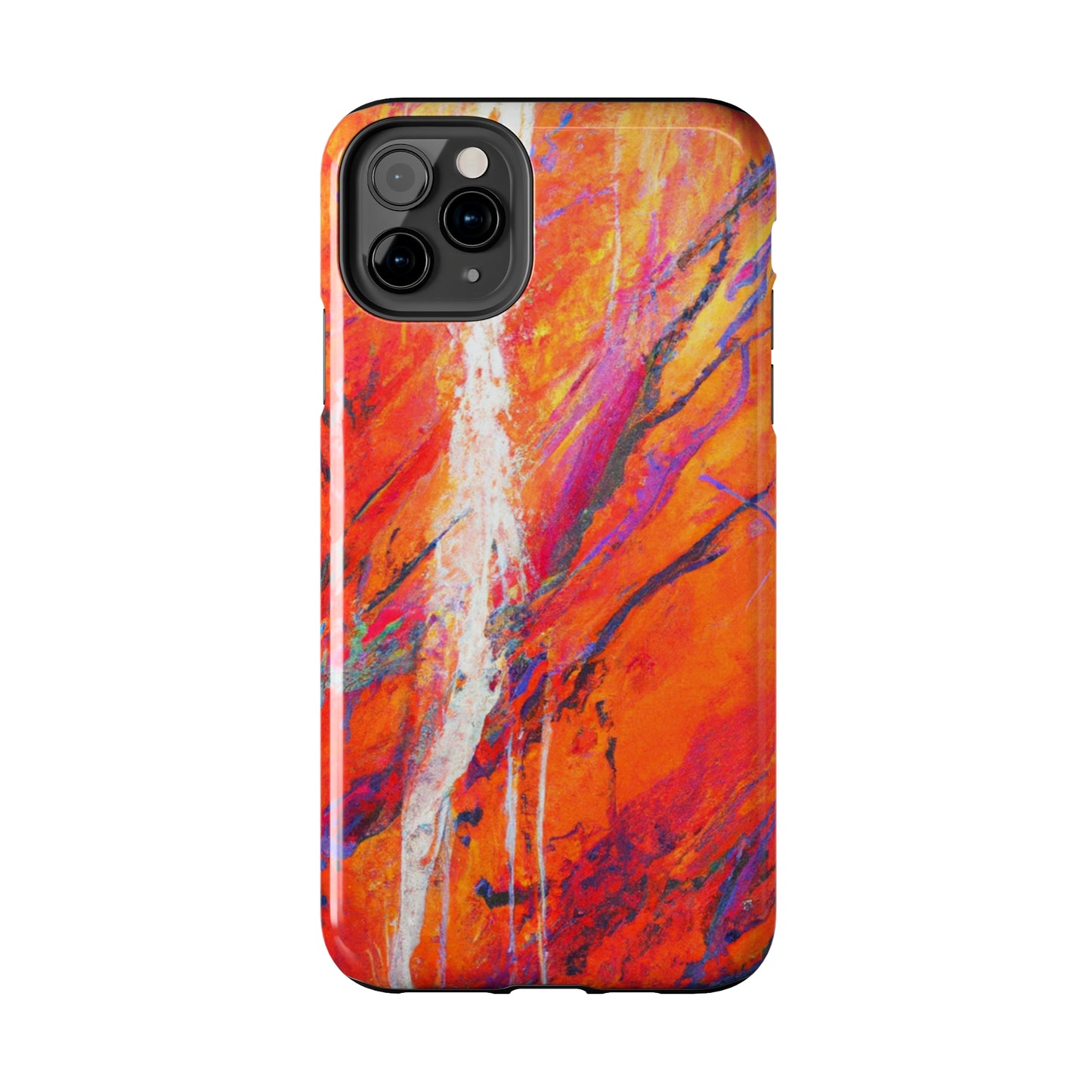 Tough Apple iPhone Cases Ft. Abstract Halloween Forest