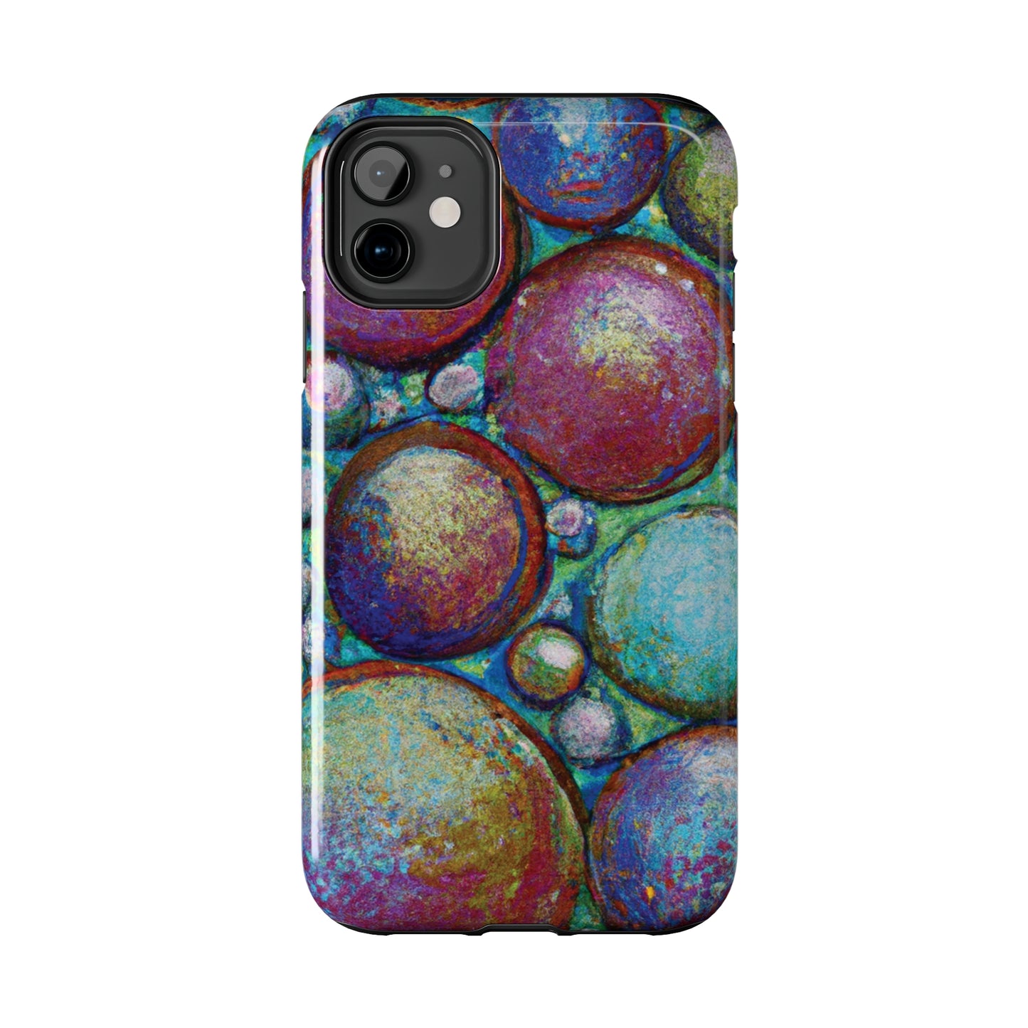 Tough Apple iPhone Cases Ft. Big Acrylic Bubbles