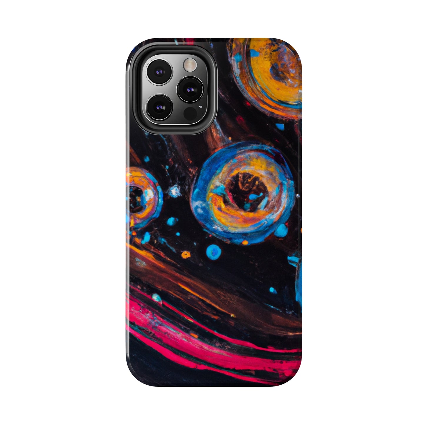Tough Apple iPhone Cases Ft. Bubble Galaxy