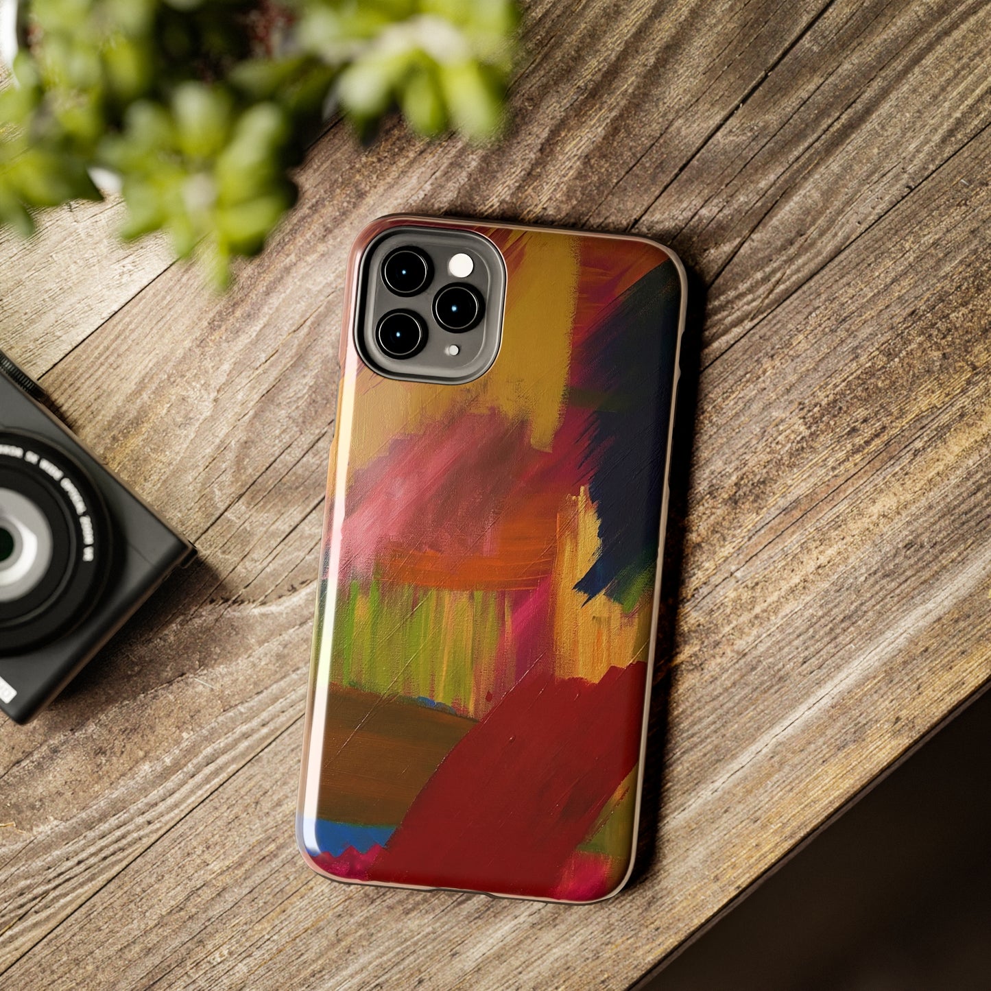 Tough Case-Mate iPhone Case Ft. Abstract Red