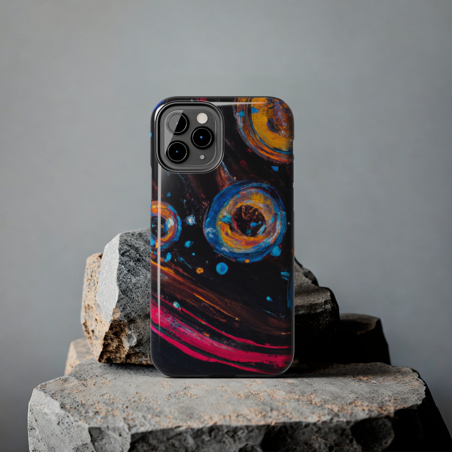 Tough Apple iPhone Cases Ft. Bubble Galaxy