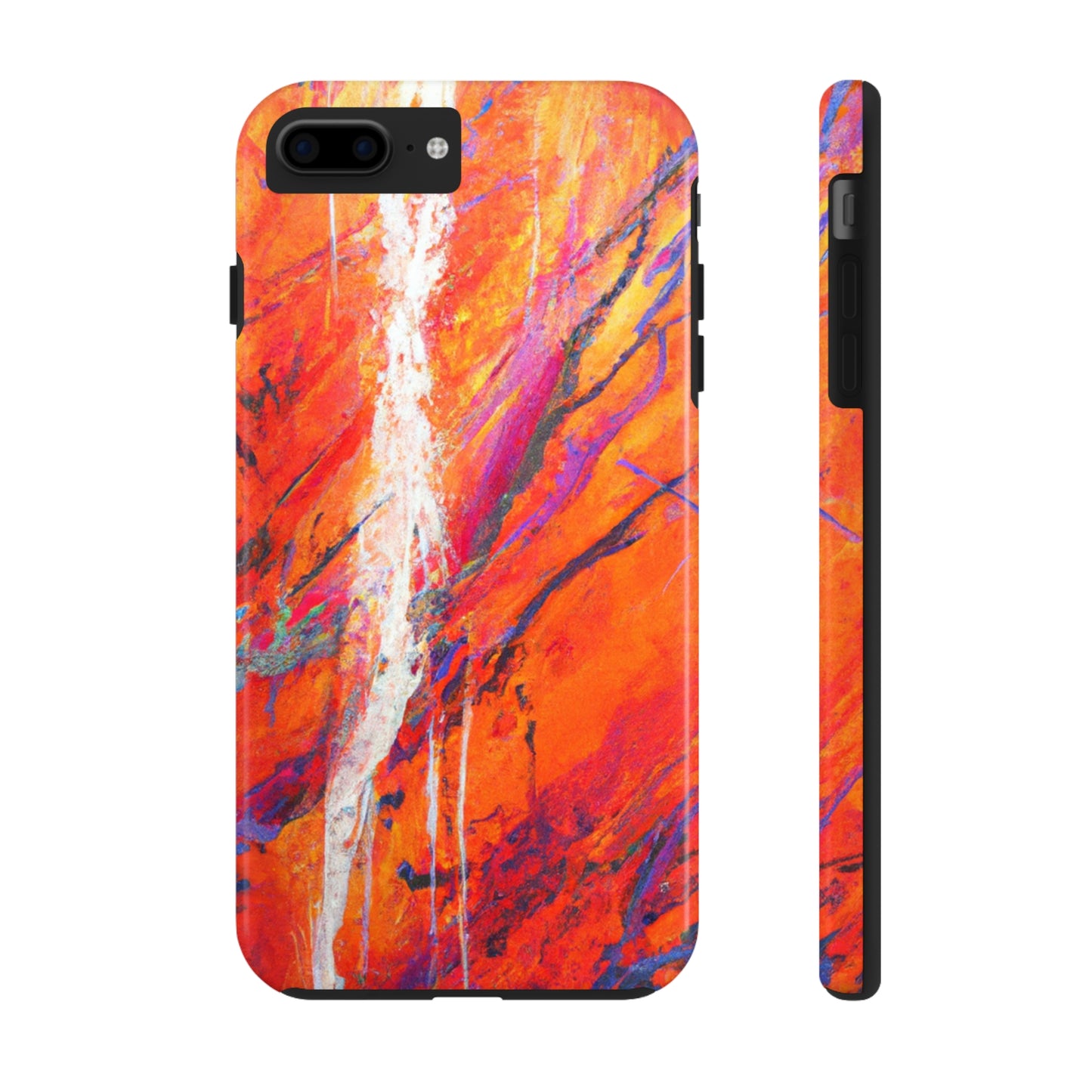 Tough Apple iPhone Cases Ft. Abstract Halloween Forest