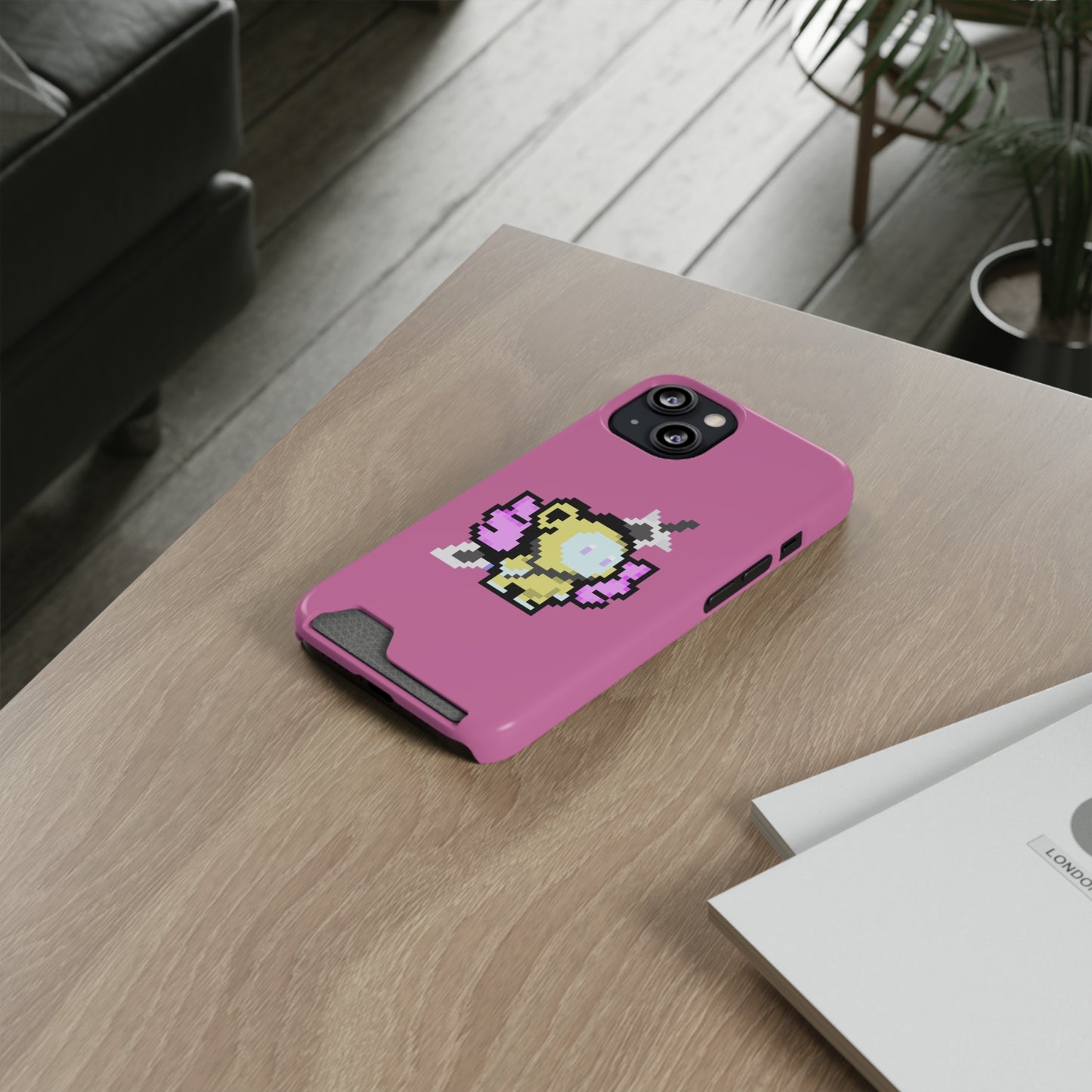 iPhone 13 and Samsung S21, S22 Cases with Card Holder Ft. MONKEE MONKEE #2108
