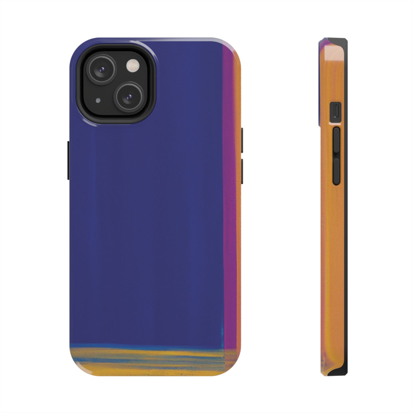 Strong Apple iPhone Case Ft. Minimal Framed Blue