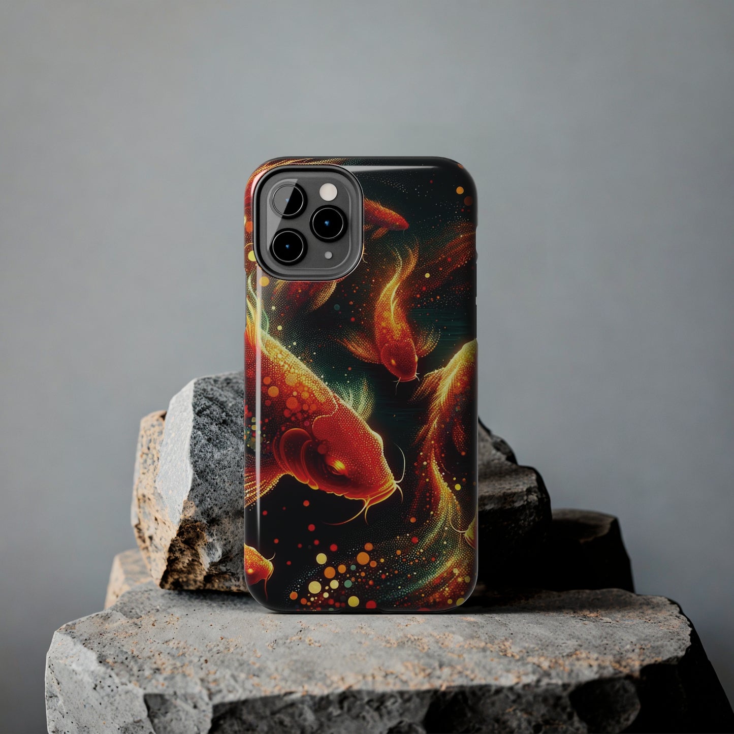 ToughDrop Apple iPhone Case Ft. Spotted Koi
