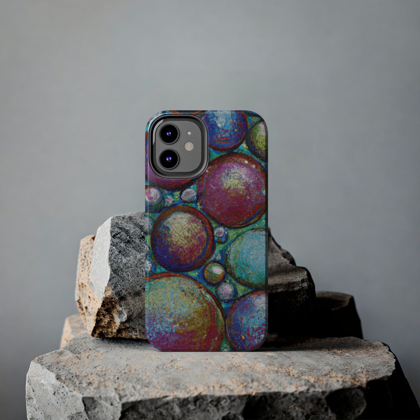 Tough Apple iPhone Cases Ft. Big Acrylic Bubbles