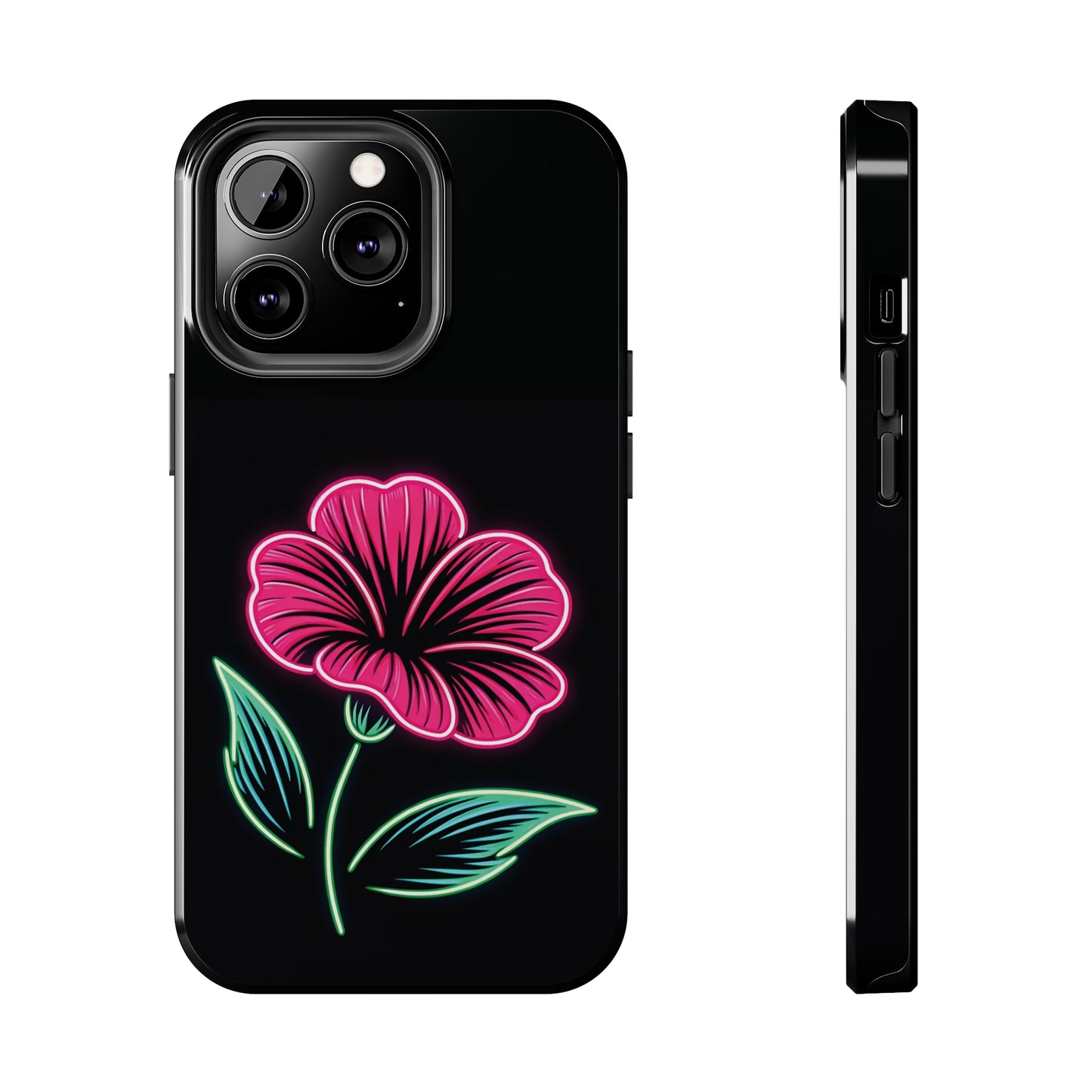 ToughDrop Apple iPhone Case Ft. Neon Bloom