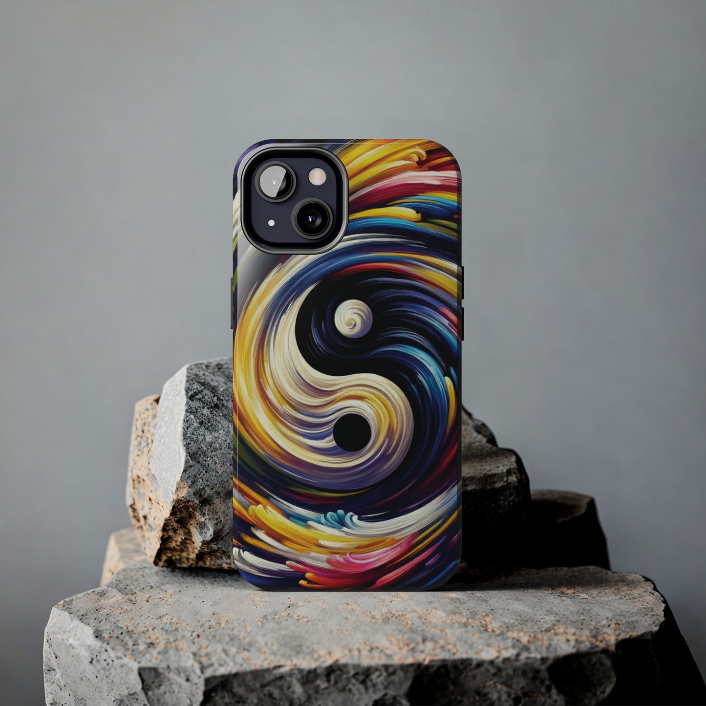 ToughDrop Apple iPhone Case Ft. Abstract Yin Yang
