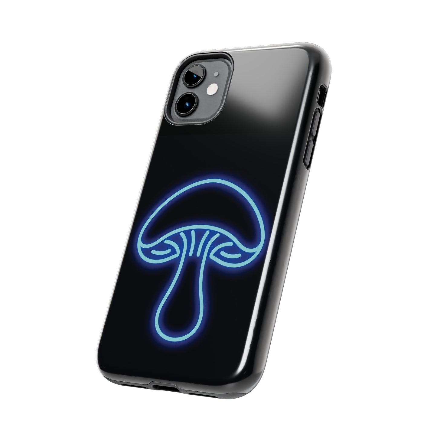 ToughDrop Apple iPhone Case Ft. Neon Blue Shroom