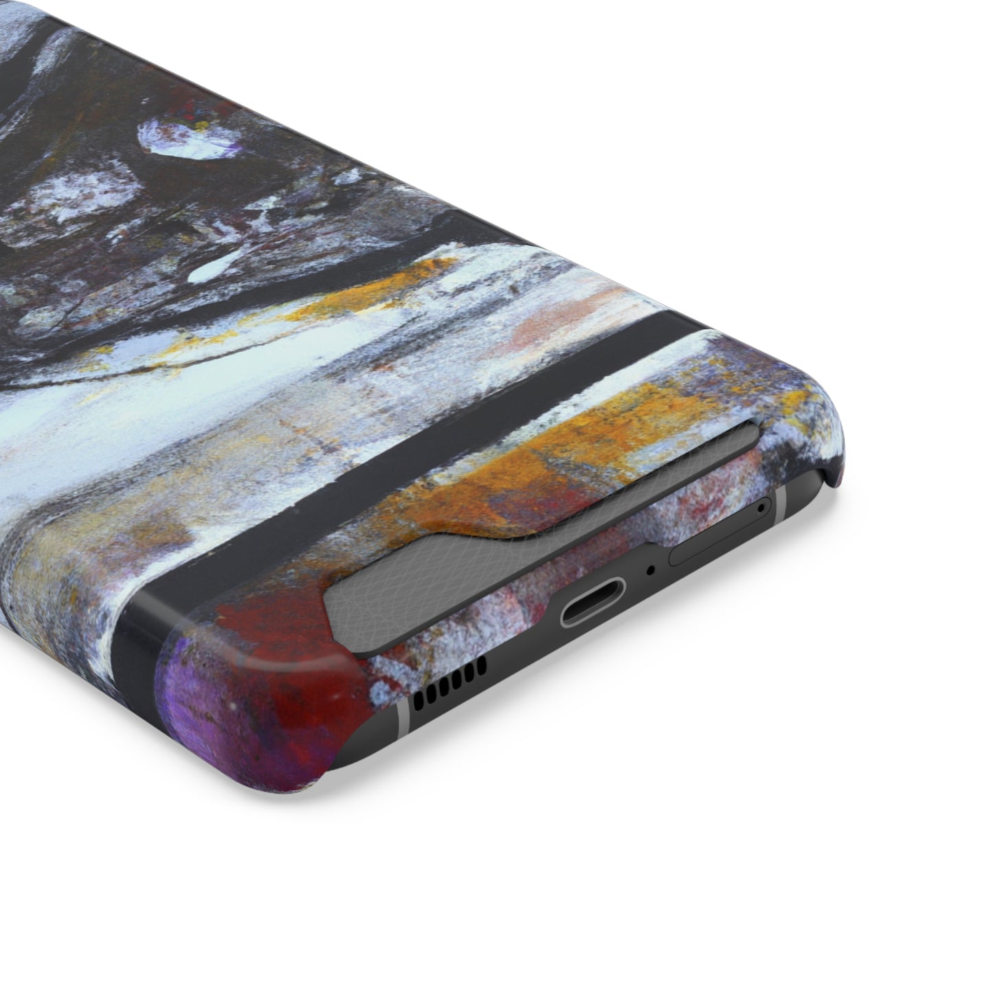 iPhone 13 and Samsung S21, S22 Cases with Card Holder Ft. Mirror Island