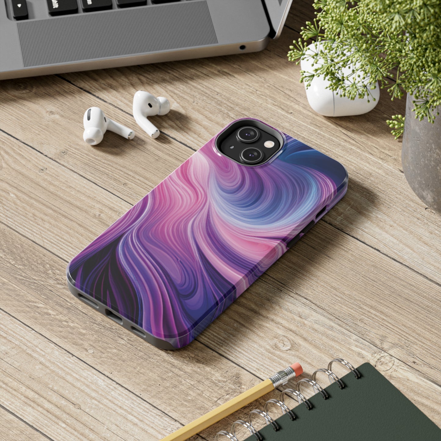 Strong Apple iPhone Case Ft. Purple Aesthetic