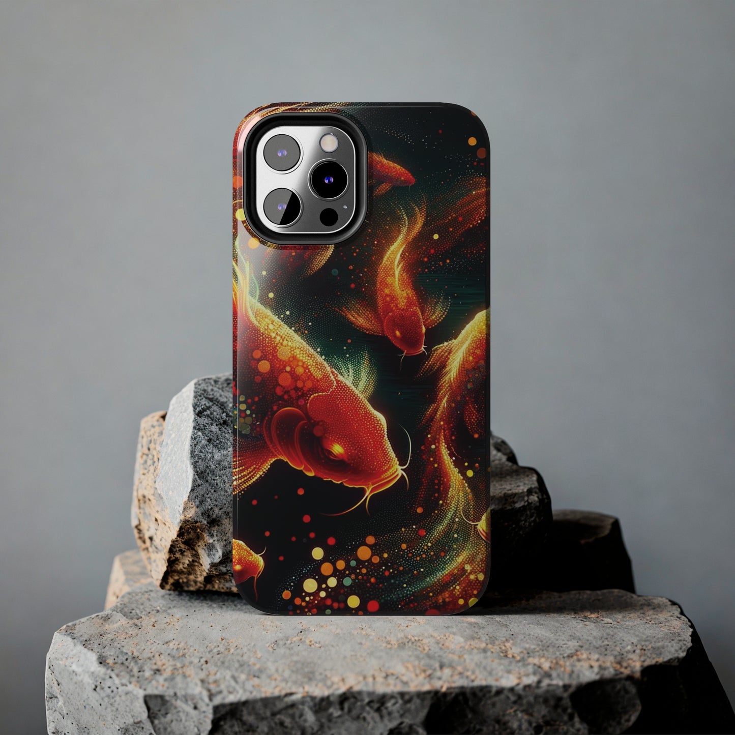 ToughDrop Apple iPhone Case Ft. Spotted Koi