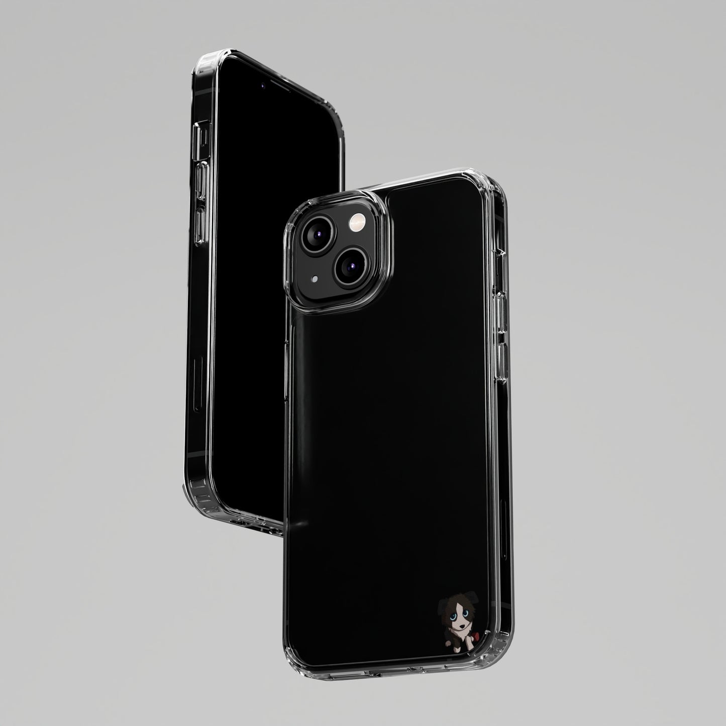 Clear iPhone and Android Cases Ft. Cute Puppy