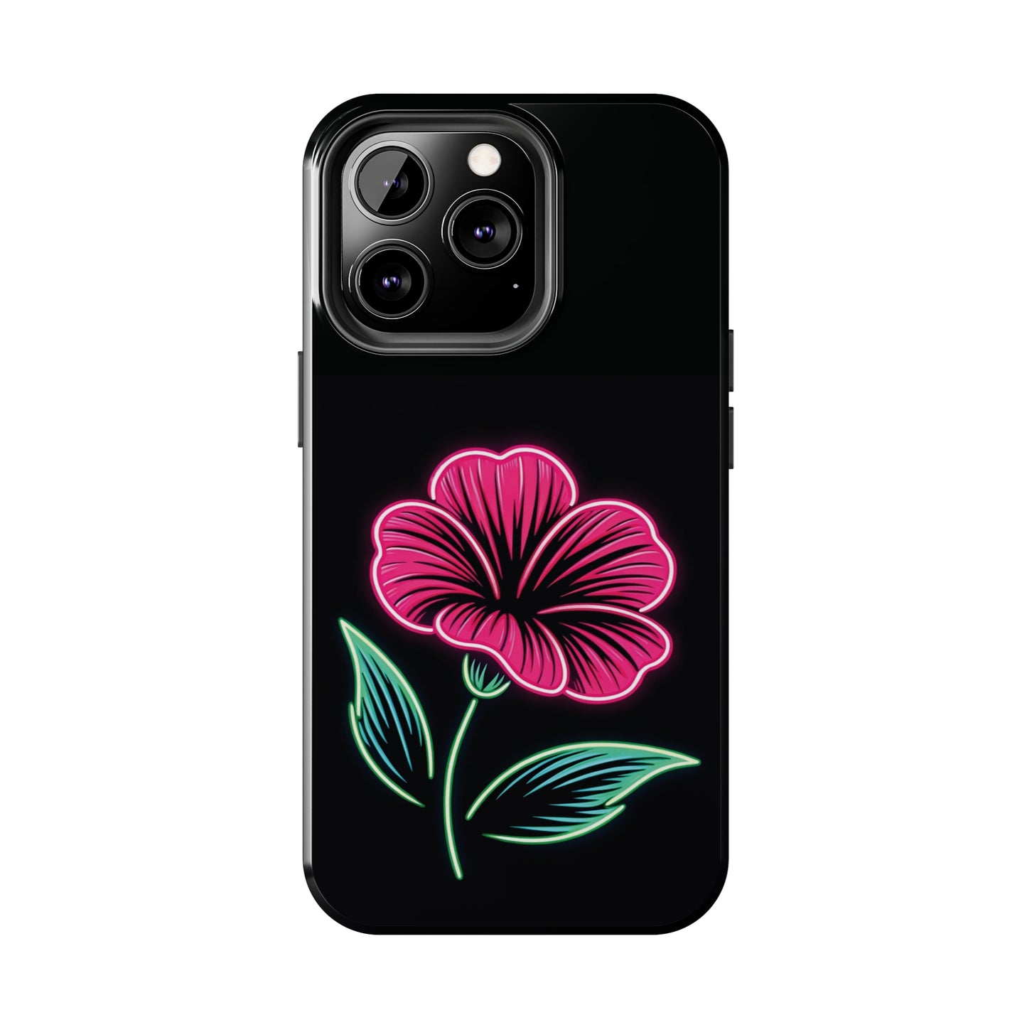 ToughDrop Apple iPhone Case Ft. Neon Bloom