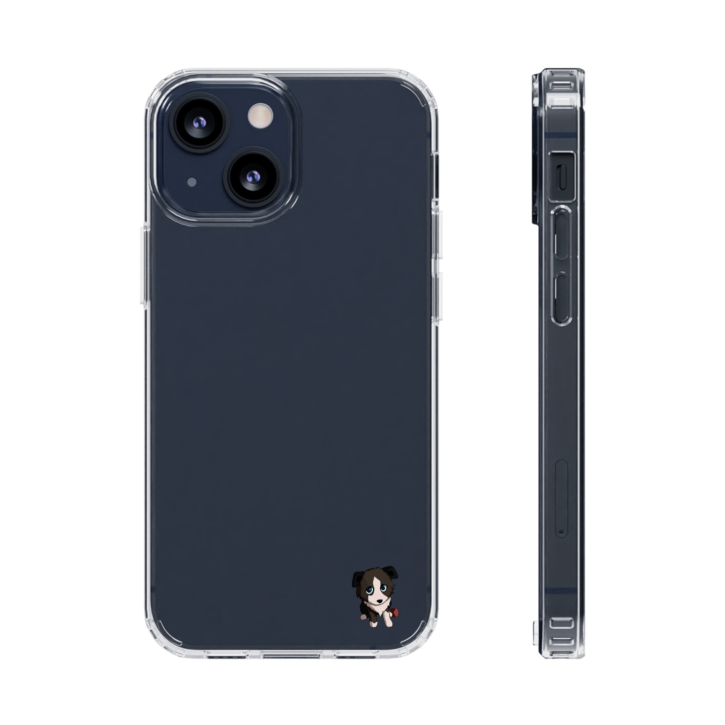 Clear iPhone and Android Cases Ft. Cute Puppy