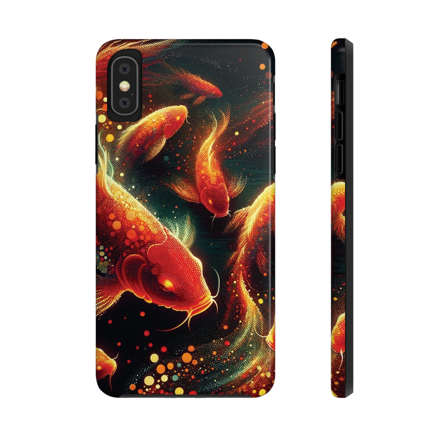 ToughDrop Apple iPhone Case Ft. Spotted Koi
