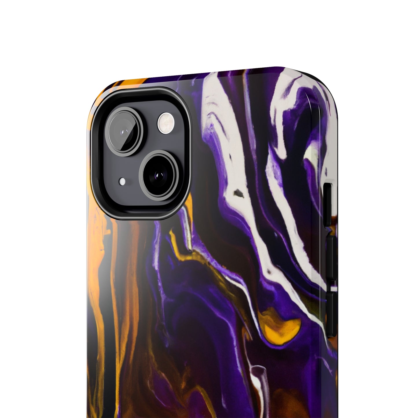 Tough Case-Mate iPhone Case Ft. Purple Tiger Stripes