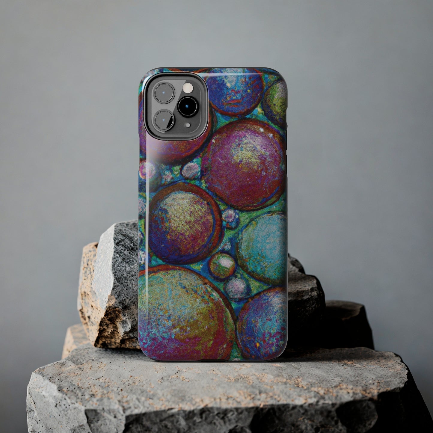 Tough Apple iPhone Cases Ft. Big Acrylic Bubbles