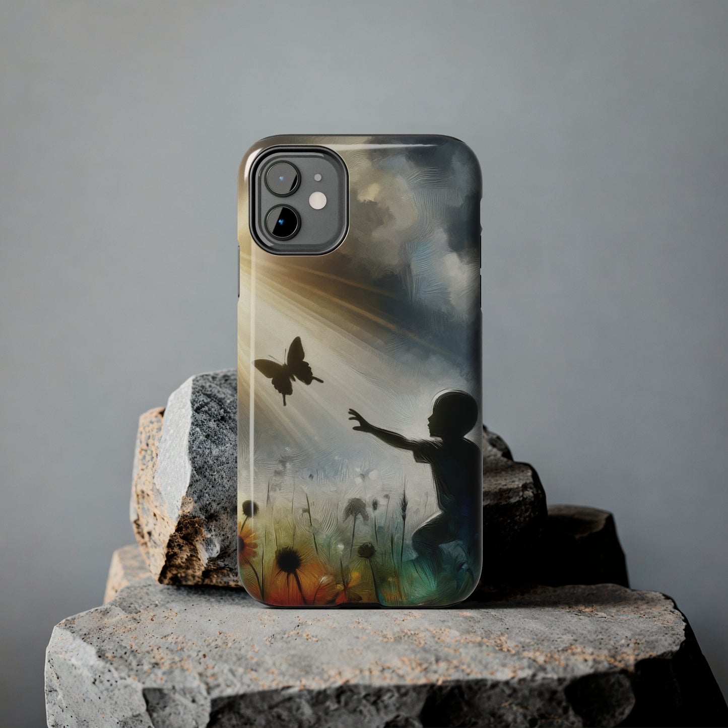 ToughDrop Apple iPhone Case Ft. Butterfly Shadow