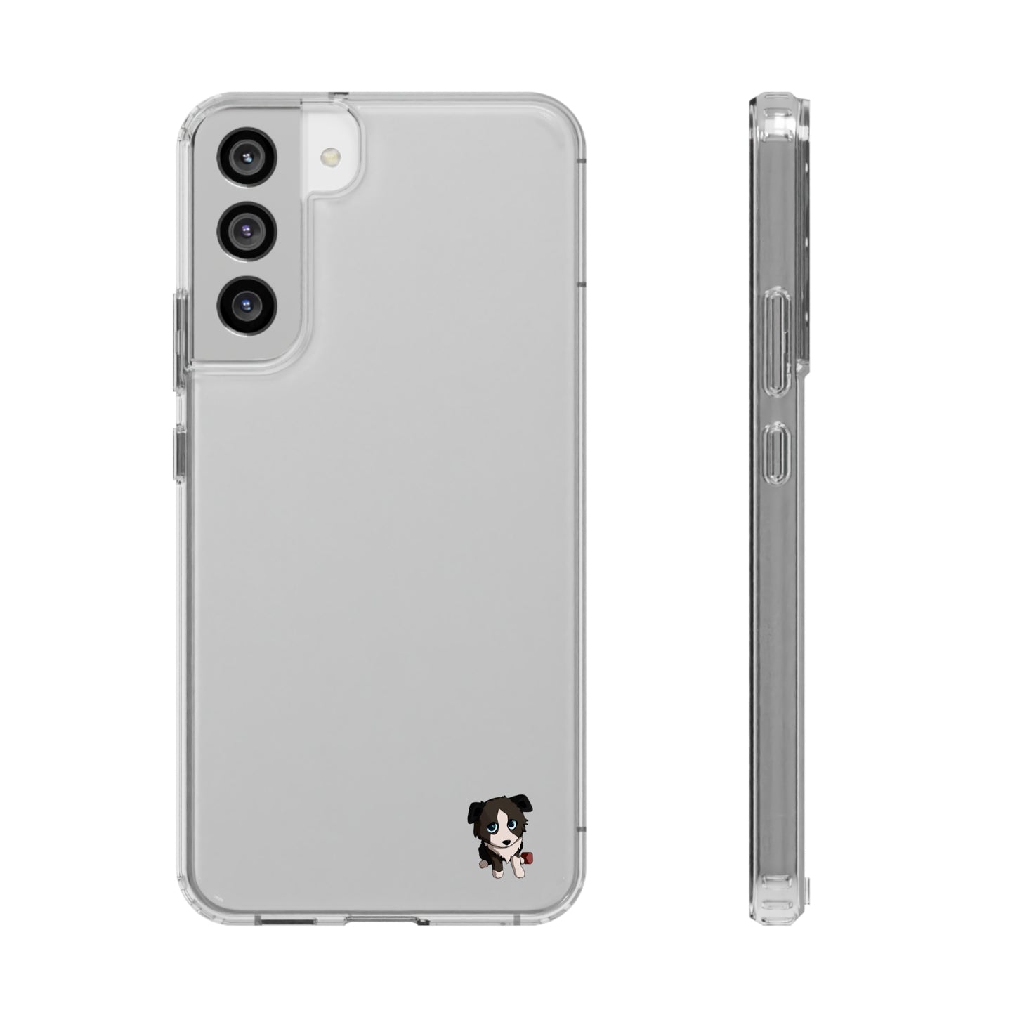 Clear iPhone and Android Cases Ft. Cute Puppy