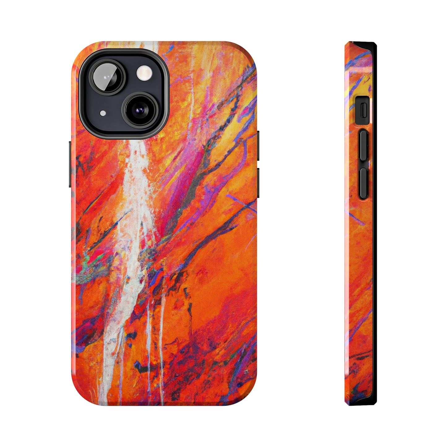Tough Apple iPhone Cases Ft. Abstract Halloween Forest